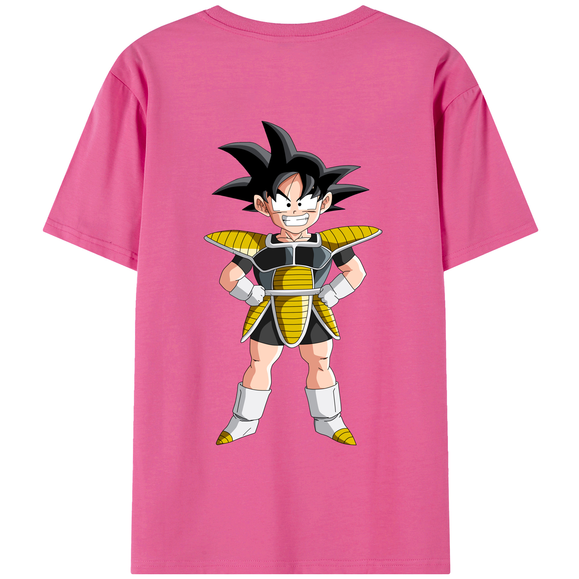 （画像用） ドラゴンボール 孫悟空（そん ごくう）Son Goku カカロット DRAGON BALL Kakarotto レディース半袖Tシャツ(バックプリント)