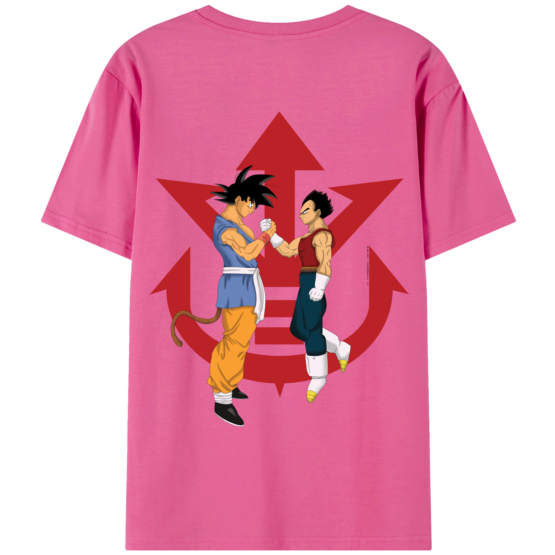 （画像用） ドラゴンボール 孫悟空（そん ごくう）Son Goku カカロット DRAGON BALL Kakarotto レディース半袖Tシャツ(バックプリント)