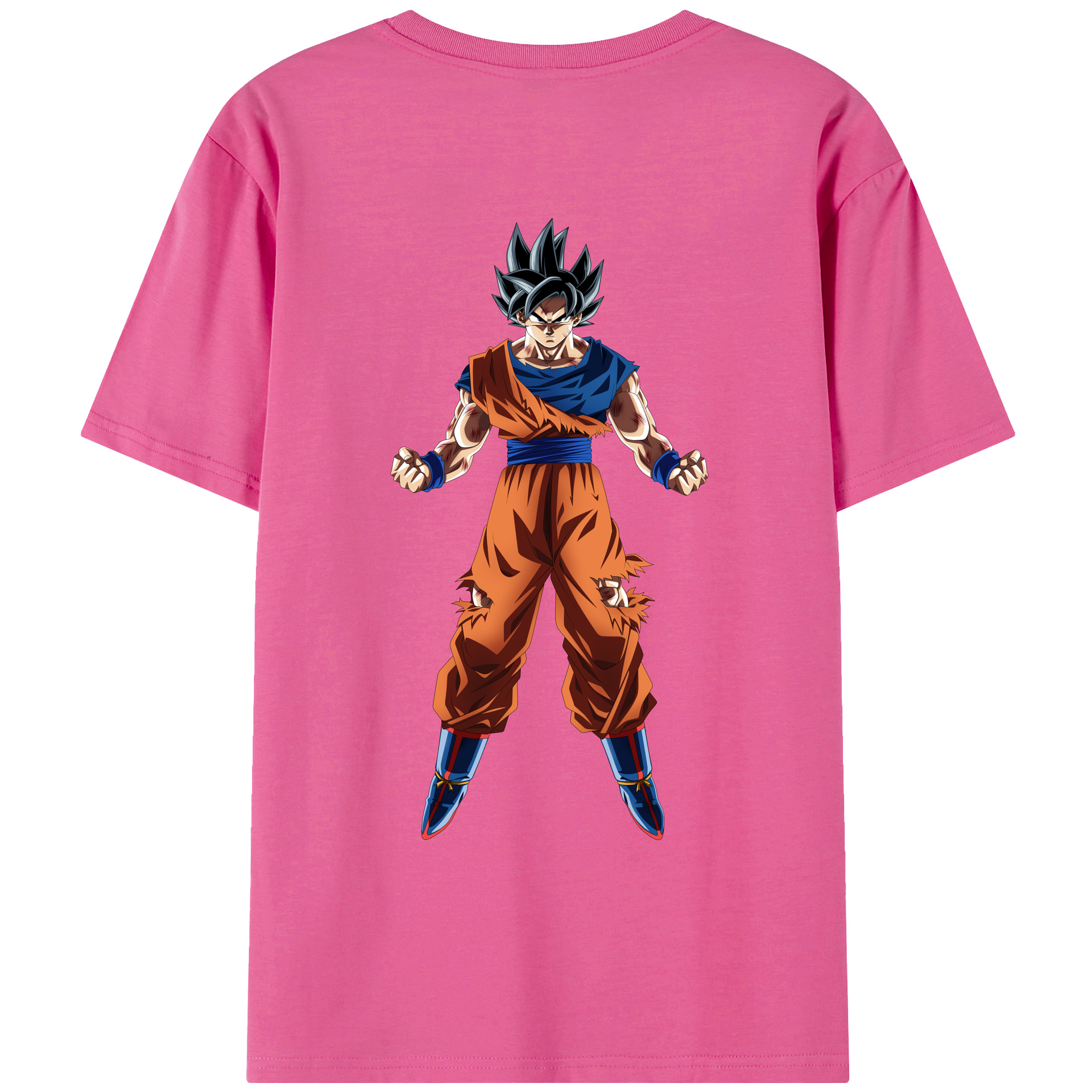 （画像用） ドラゴンボール 孫悟空（そん ごくう）Son Goku カカロット DRAGON BALL Kakarotto レディース半袖Tシャツ(バックプリント)