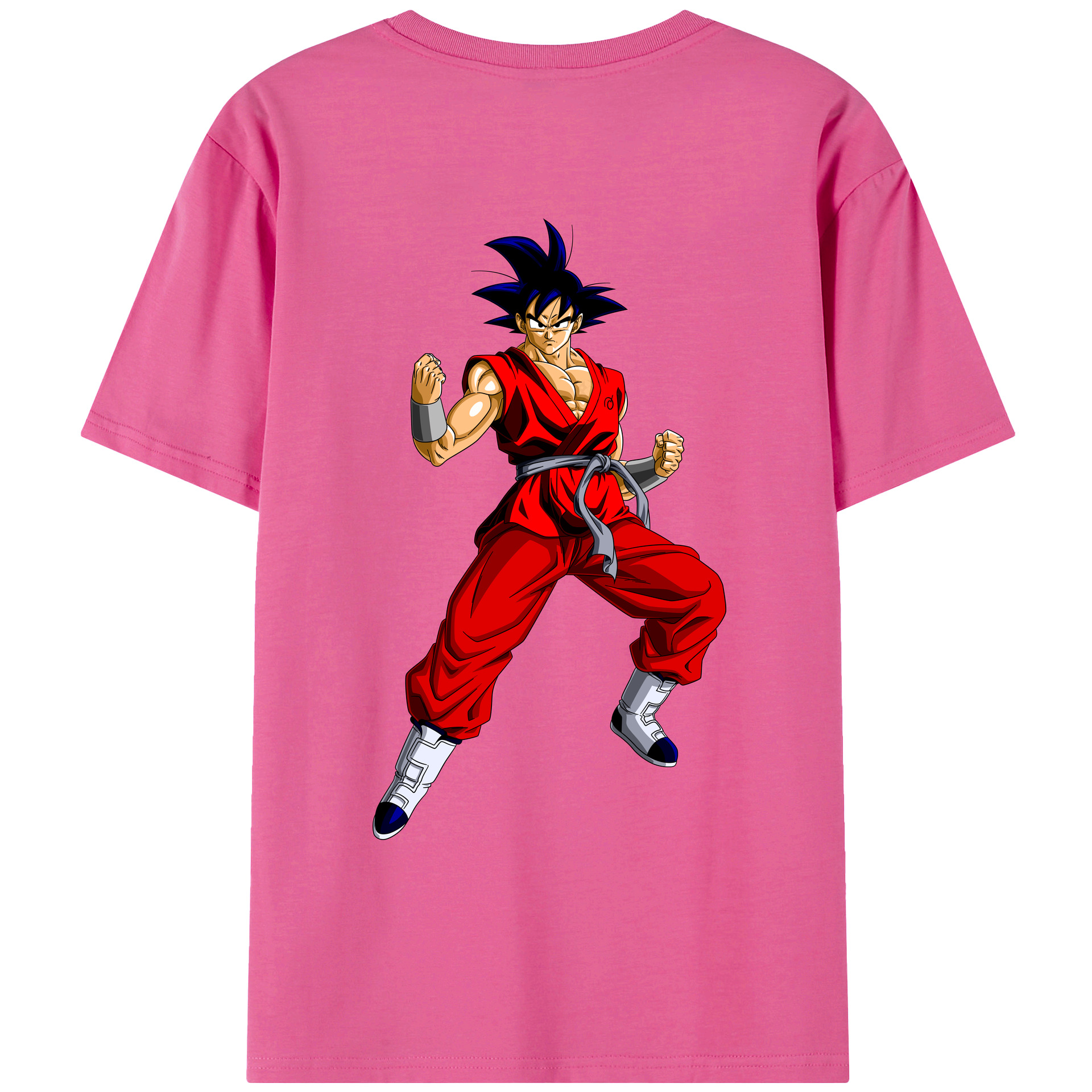 （画像用） ドラゴンボール 孫悟空（そん ごくう）Son Goku カカロット DRAGON BALL Kakarotto レディース半袖Tシャツ(バックプリント)