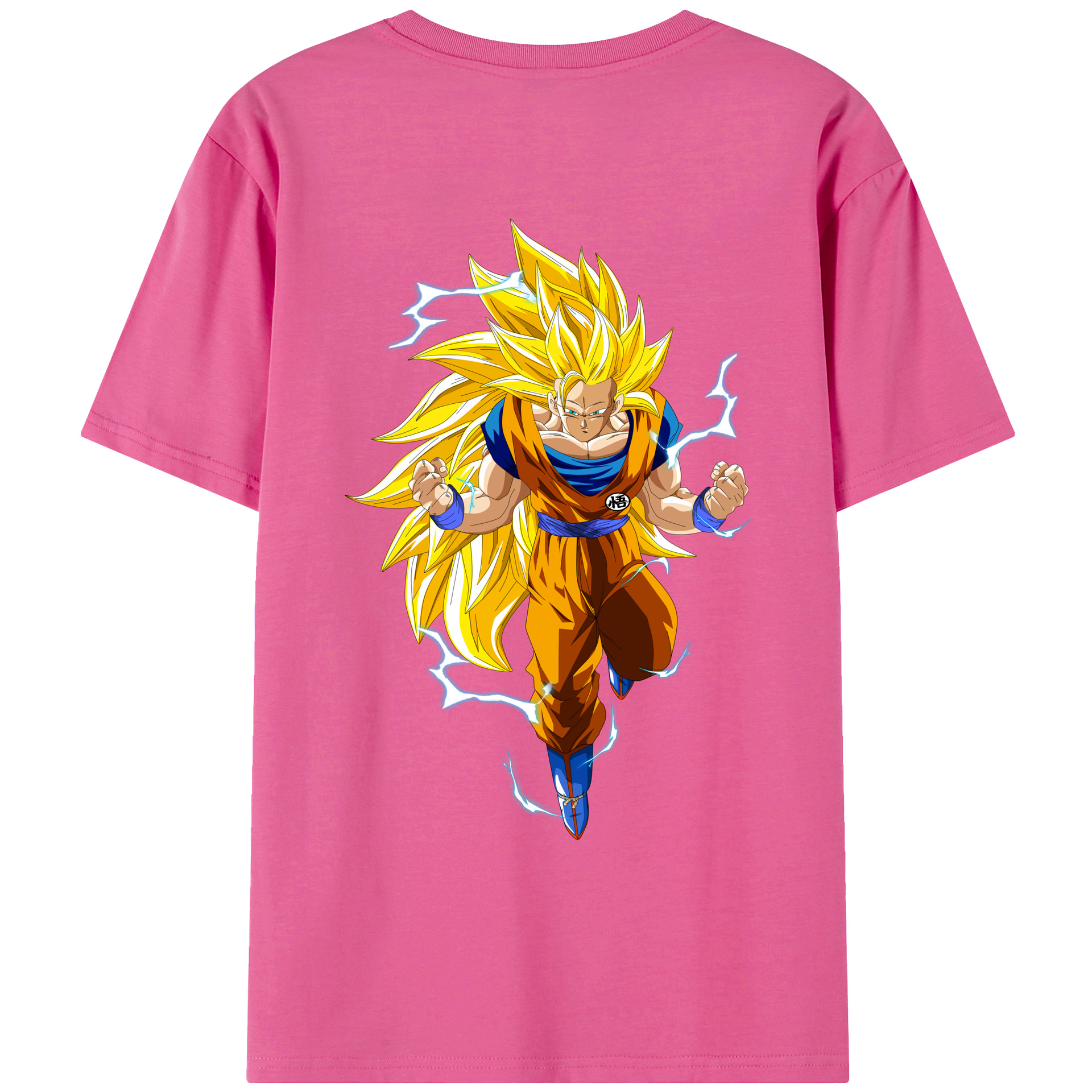 （画像用） ドラゴンボール 孫悟空（そん ごくう）Son Goku カカロット DRAGON BALL Kakarotto レディース半袖Tシャツ(バックプリント)