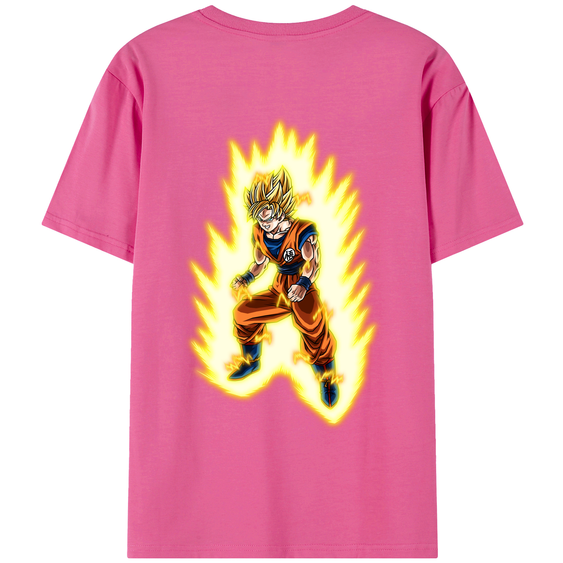 （画像用） ドラゴンボール 孫悟空（そん ごくう）Son Goku カカロット DRAGON BALL Kakarotto レディース半袖Tシャツ(バックプリント)