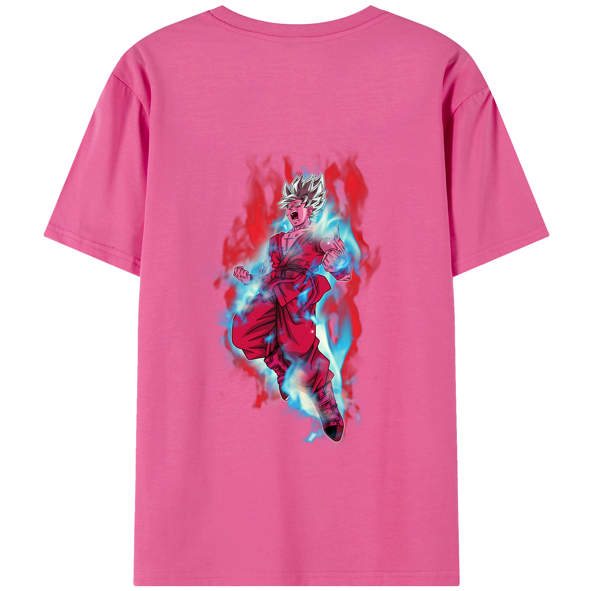 （画像用） ドラゴンボール 孫悟空（そん ごくう）Son Goku カカロット DRAGON BALL Kakarotto レディース半袖Tシャツ(バックプリント)