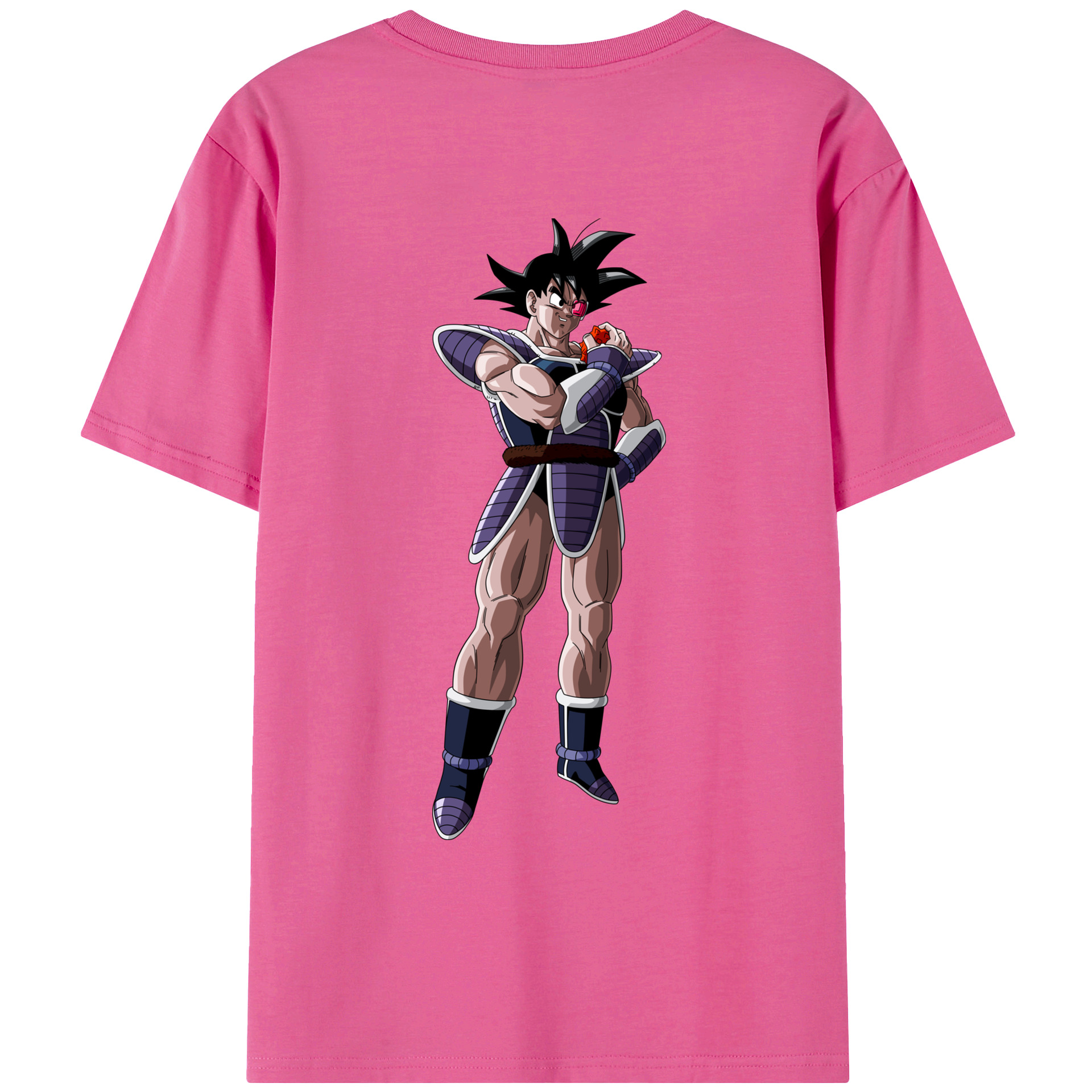 （画像用） ドラゴンボール 孫悟空（そん ごくう）Son Goku カカロット DRAGON BALL Kakarotto レディース半袖Tシャツ(バックプリント)