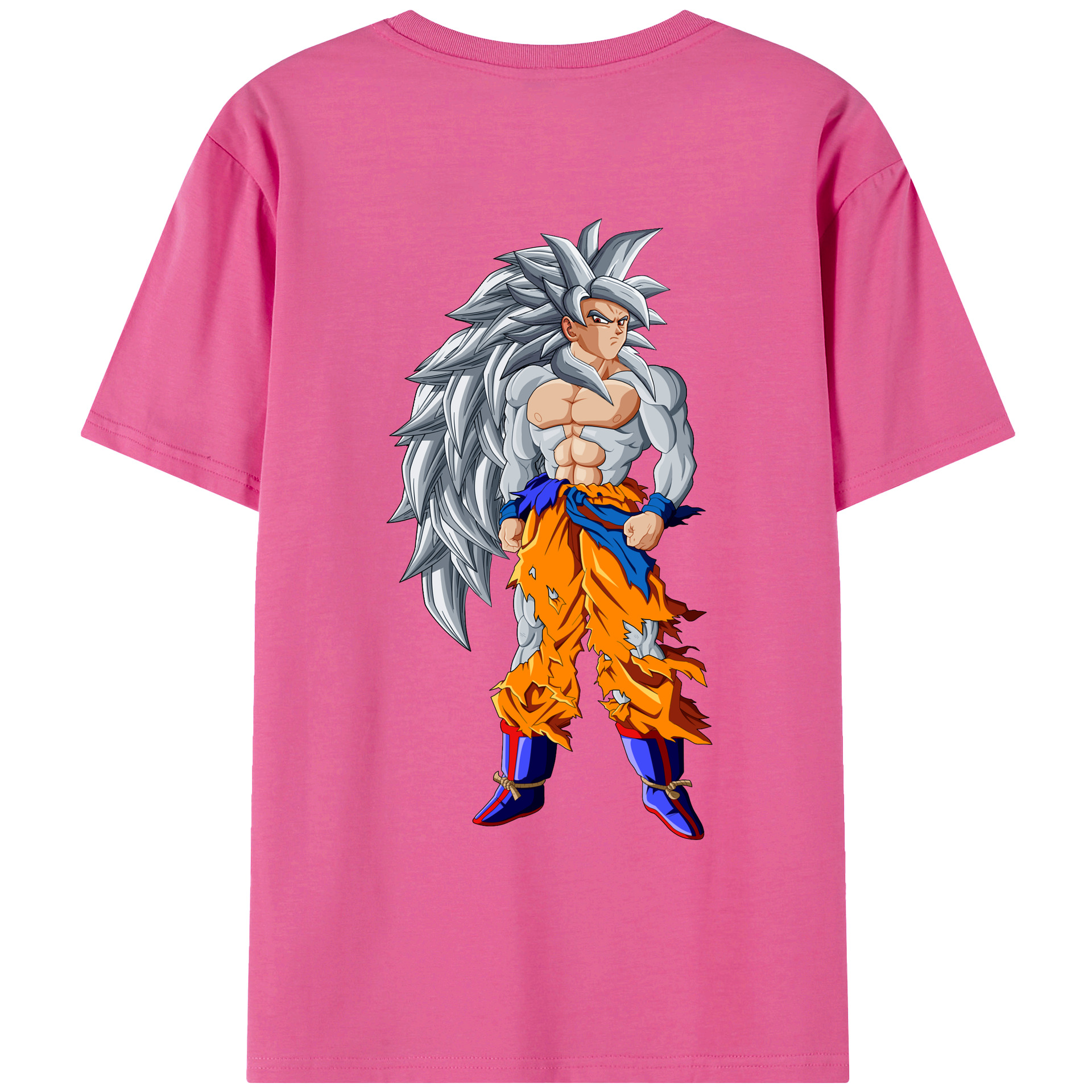 （画像用） ドラゴンボール 孫悟空（そん ごくう）Son Goku カカロット DRAGON BALL Kakarotto レディース半袖Tシャツ(バックプリント)