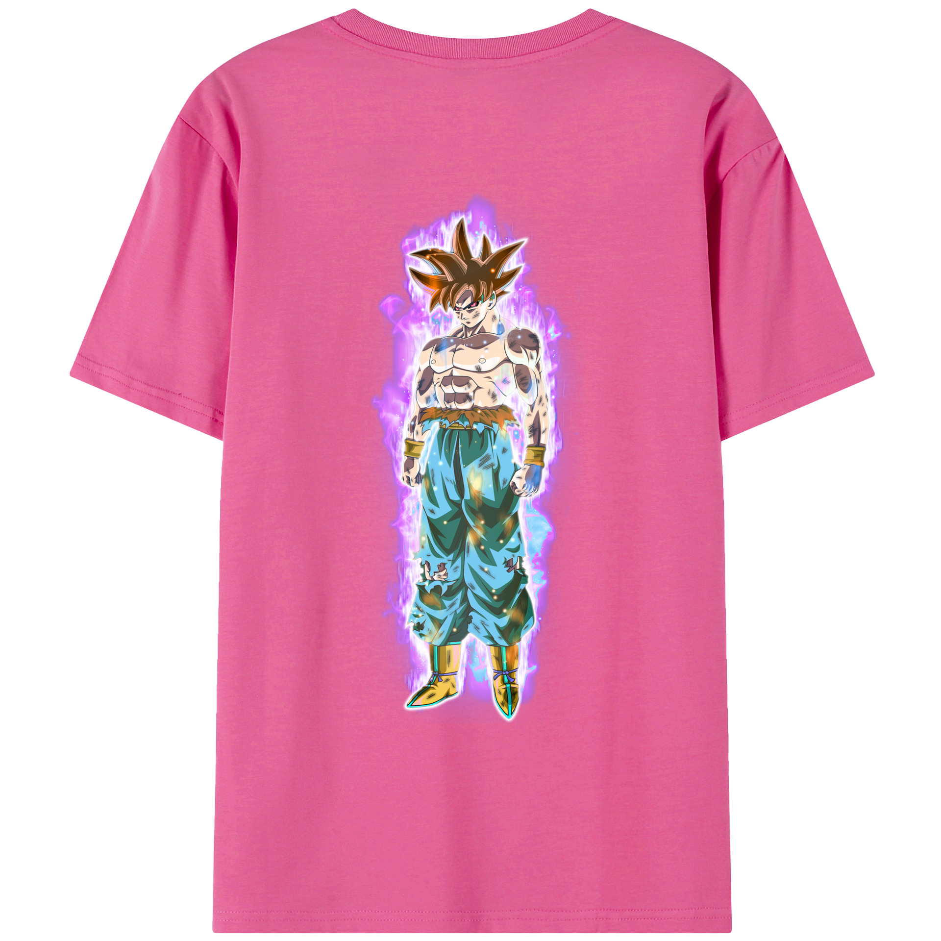 （画像用） ドラゴンボール 孫悟空（そん ごくう）Son Goku カカロット DRAGON BALL Kakarotto レディース半袖Tシャツ(バックプリント)