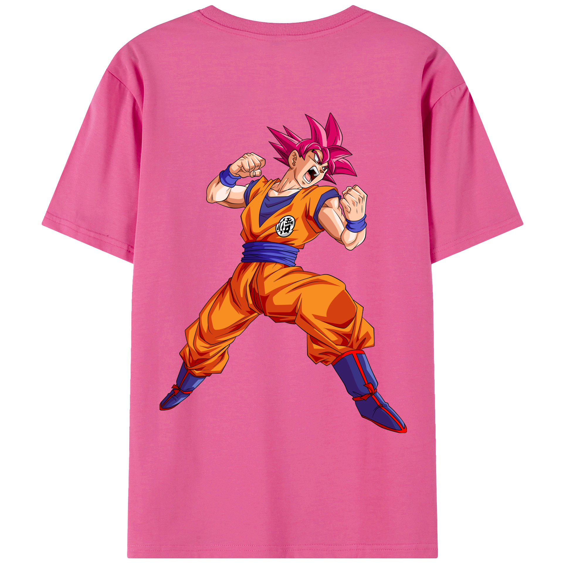 （画像用） ドラゴンボール 孫悟空（そん ごくう）Son Goku カカロット DRAGON BALL Kakarotto レディース半袖Tシャツ(バックプリント)