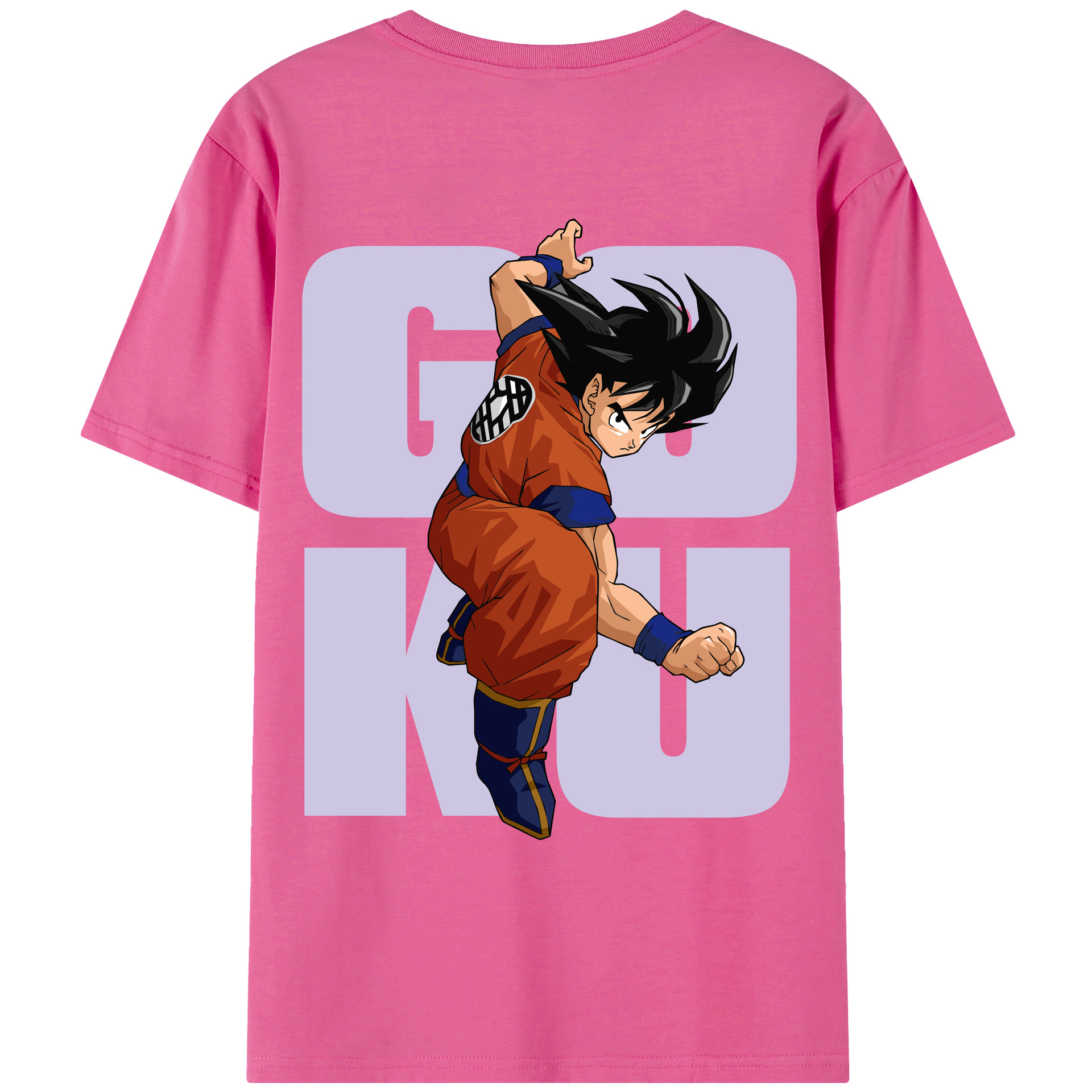 （画像用） ドラゴンボール 孫悟空（そん ごくう）Son Goku カカロット DRAGON BALL Kakarotto レディース半袖Tシャツ(バックプリント)