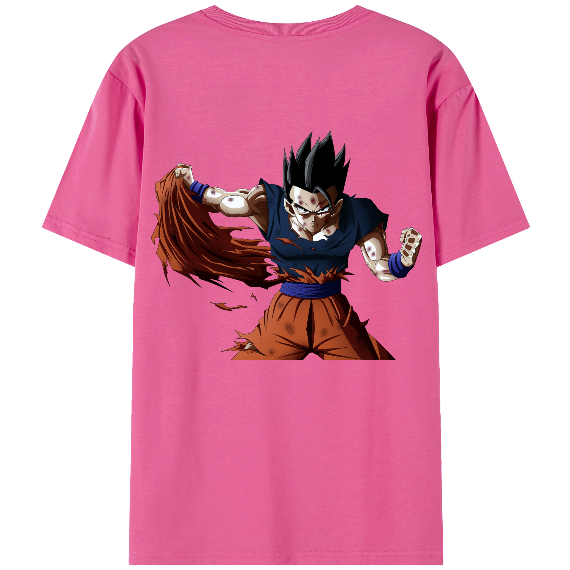 （画像用） ドラゴンボール ベジータ四世（Bejīta Yonsei）DRAGON BALL Vegeta IV レディース半袖Tシャツ(バックプリント)