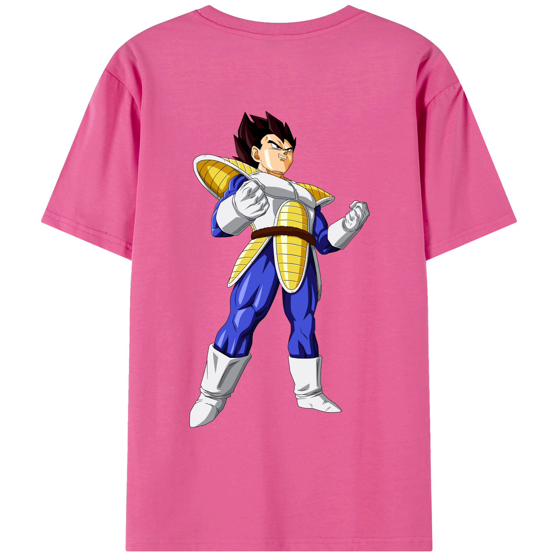 （画像用） ドラゴンボール ベジータ四世（Bejīta Yonsei）DRAGON BALL Vegeta IV レディース半袖Tシャツ(バックプリント)