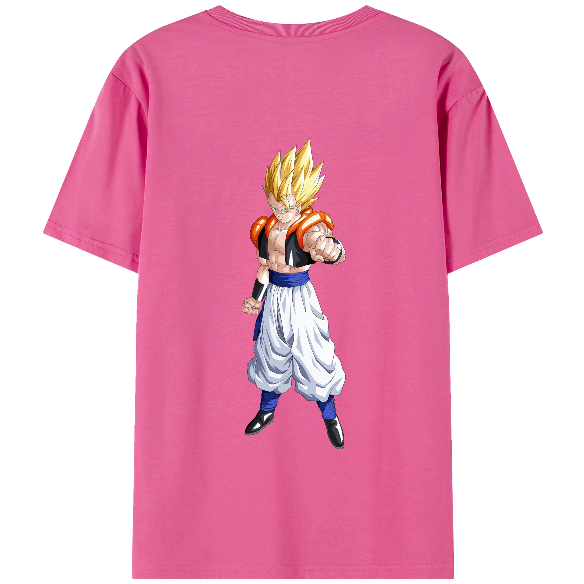（画像用） ドラゴンボール ベジータ四世（Bejīta Yonsei）DRAGON BALL Vegeta IV レディース半袖Tシャツ(バックプリント)