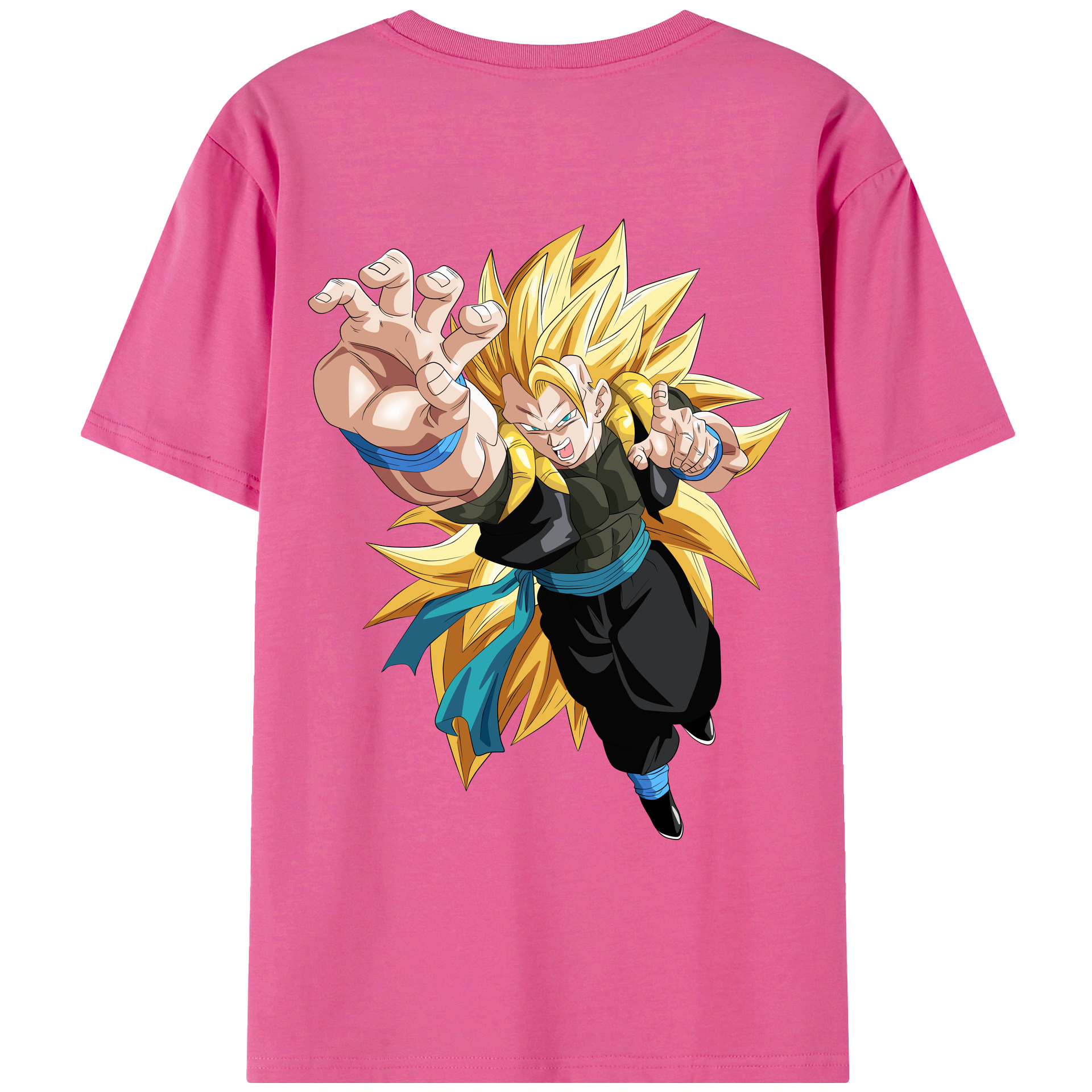 （画像用） ドラゴンボール ベジータ四世（Bejīta Yonsei）DRAGON BALL Vegeta IV レディース半袖Tシャツ(バックプリント)