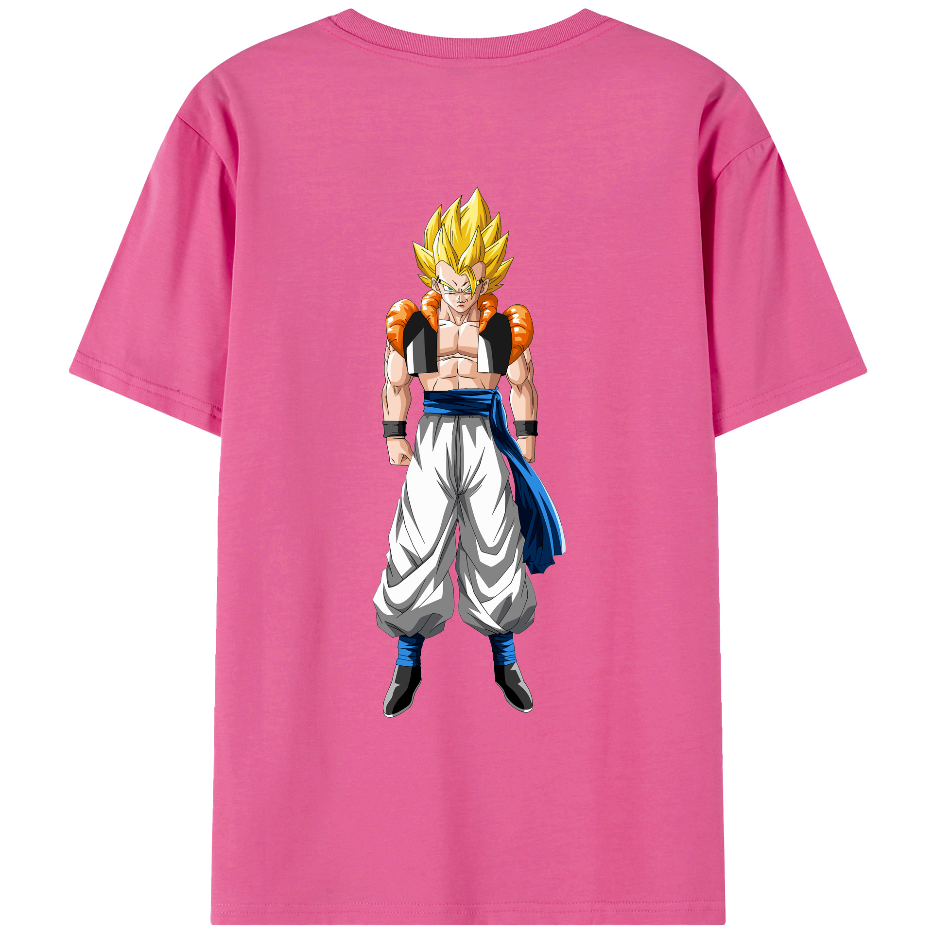（画像用） ドラゴンボール ベジータ四世（Bejīta Yonsei）DRAGON BALL Vegeta IV レディース半袖Tシャツ(バックプリント)