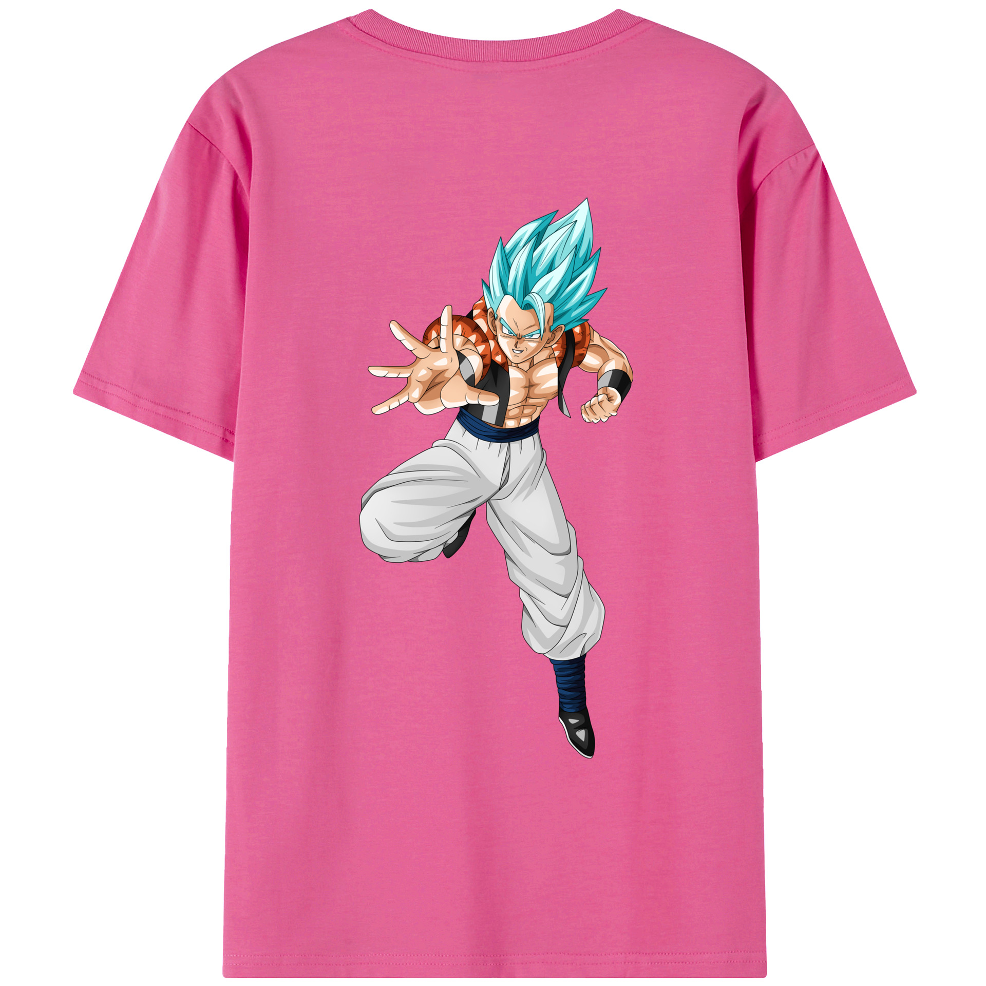 （画像用） ドラゴンボール ベジータ四世（Bejīta Yonsei）DRAGON BALL Vegeta IV レディース半袖Tシャツ(バックプリント)