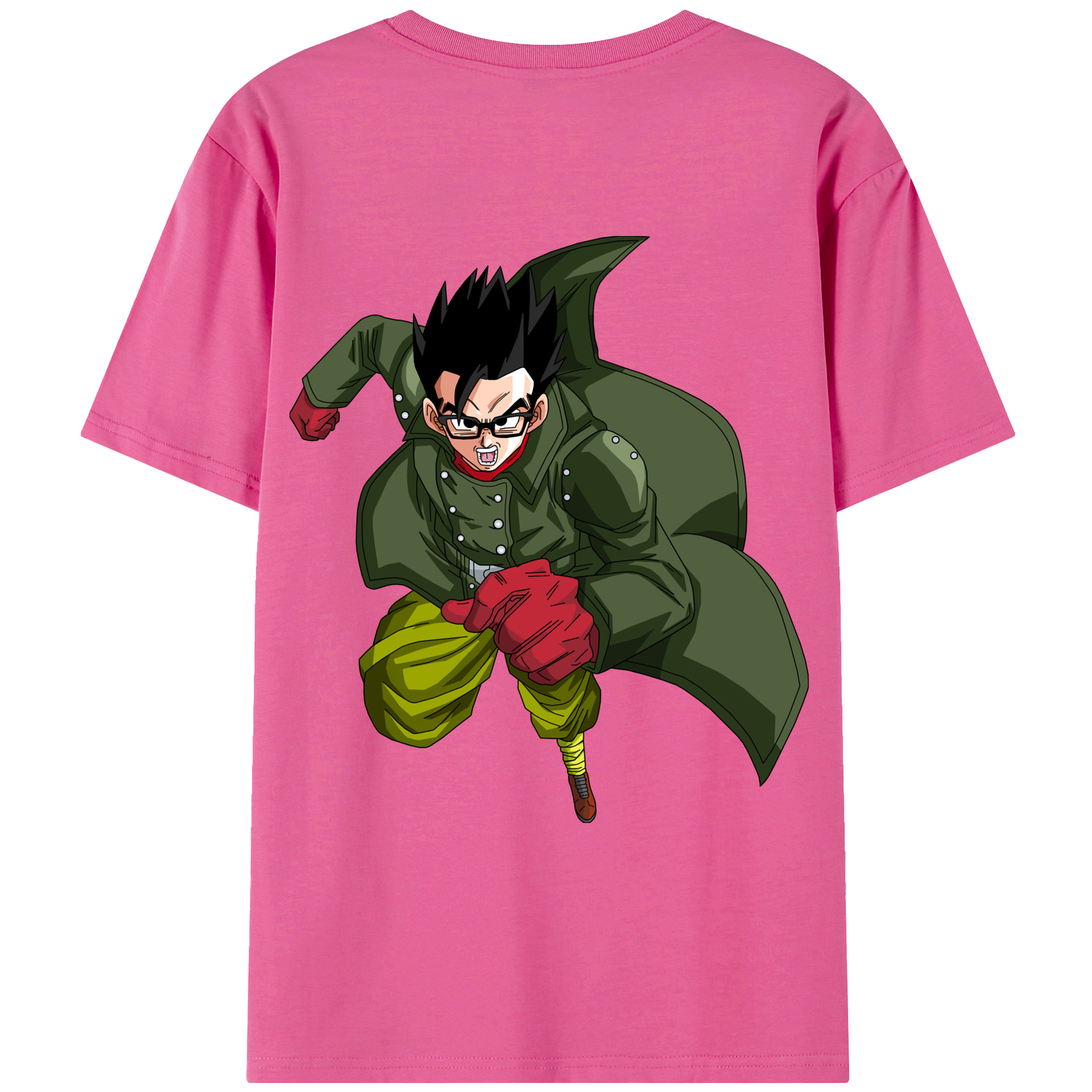 （画像用） ドラゴンボール 孫 悟飯（そんごはん）DRAGON BALL Son Gohan レディース半袖Tシャツ(バックプリント)