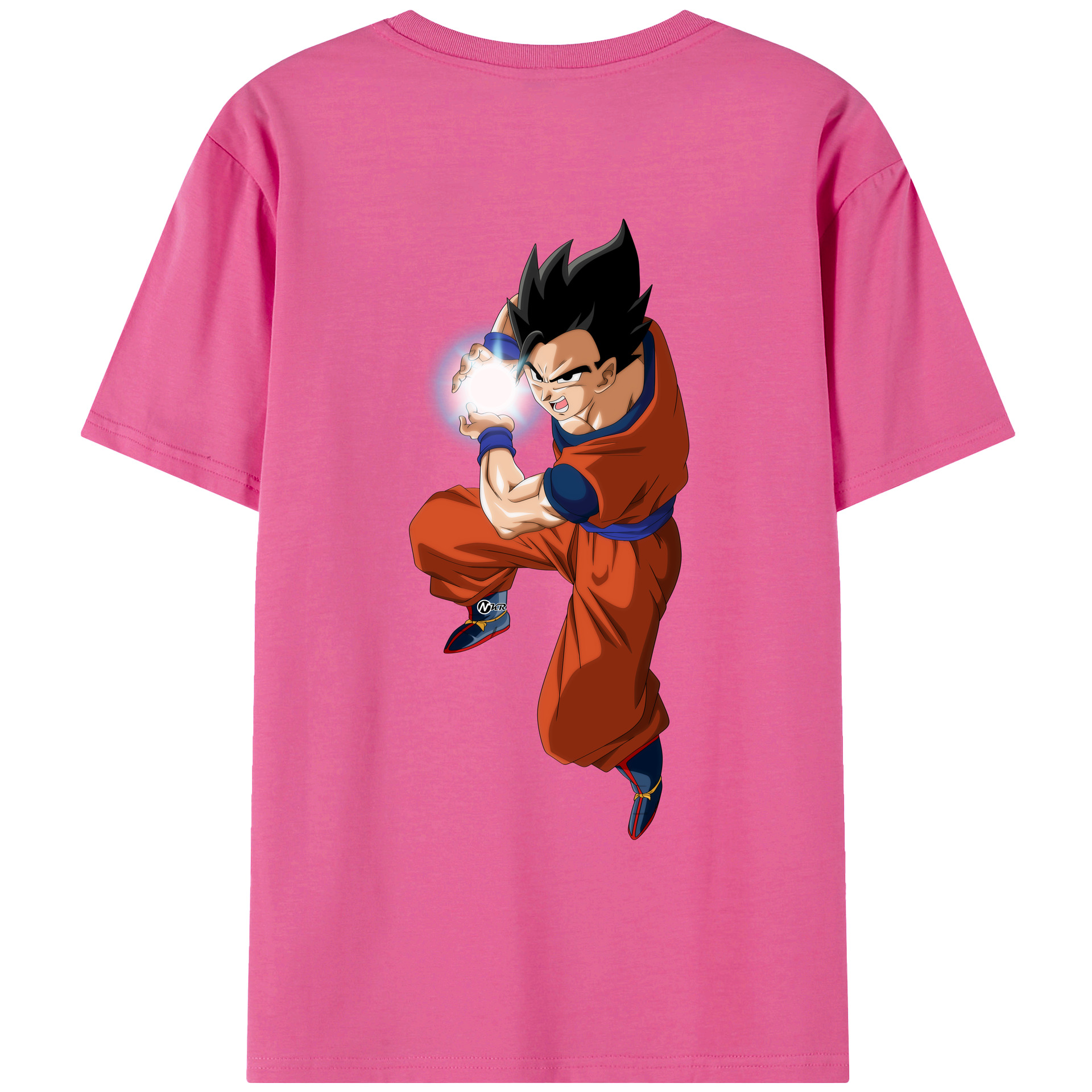 （画像用） ドラゴンボール 孫 悟飯（そんごはん）DRAGON BALL Son Gohan レディース半袖Tシャツ(バックプリント)