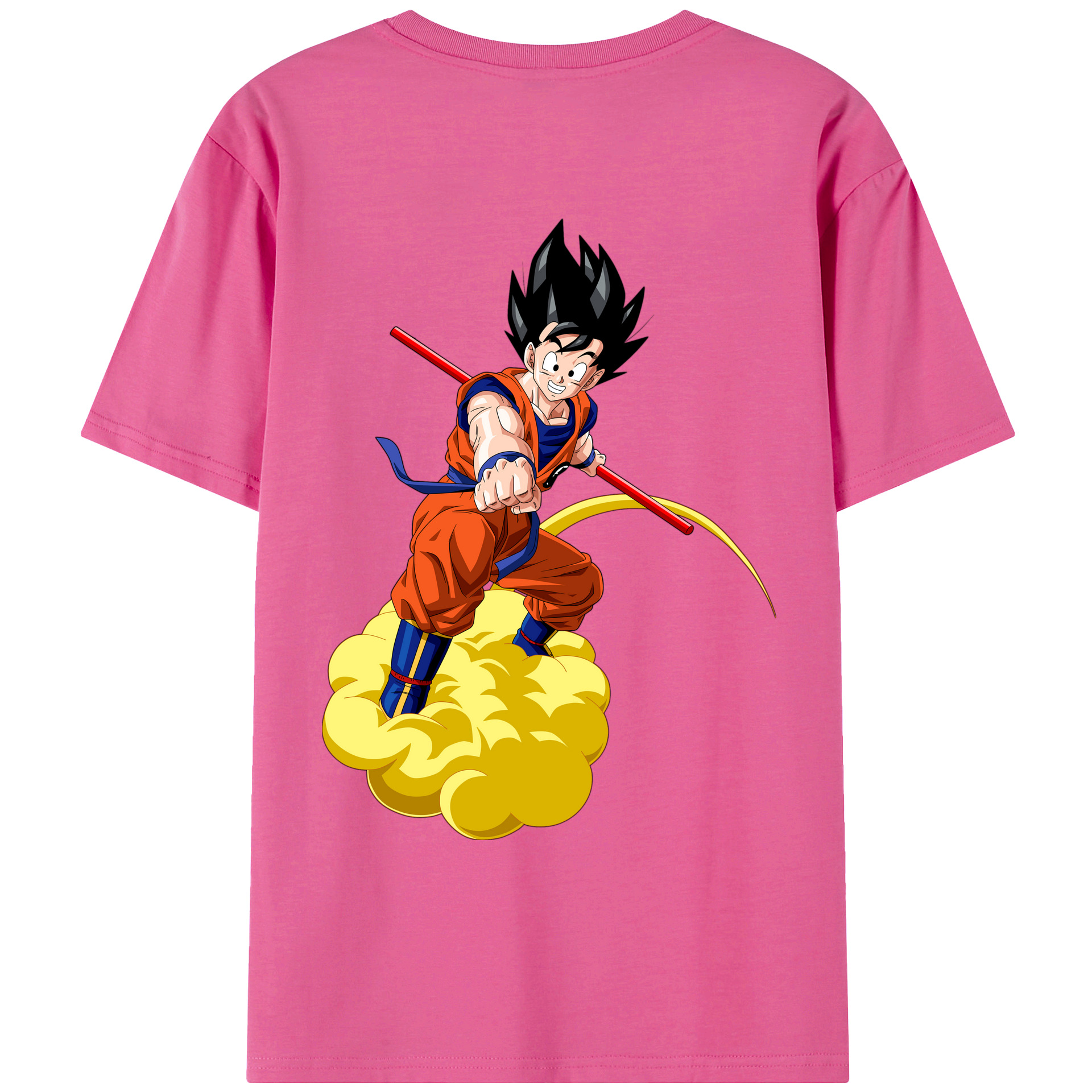 （画像用） ドラゴンボール 孫 悟飯（そんごはん）DRAGON BALL Son Gohan レディース半袖Tシャツ(バックプリント)