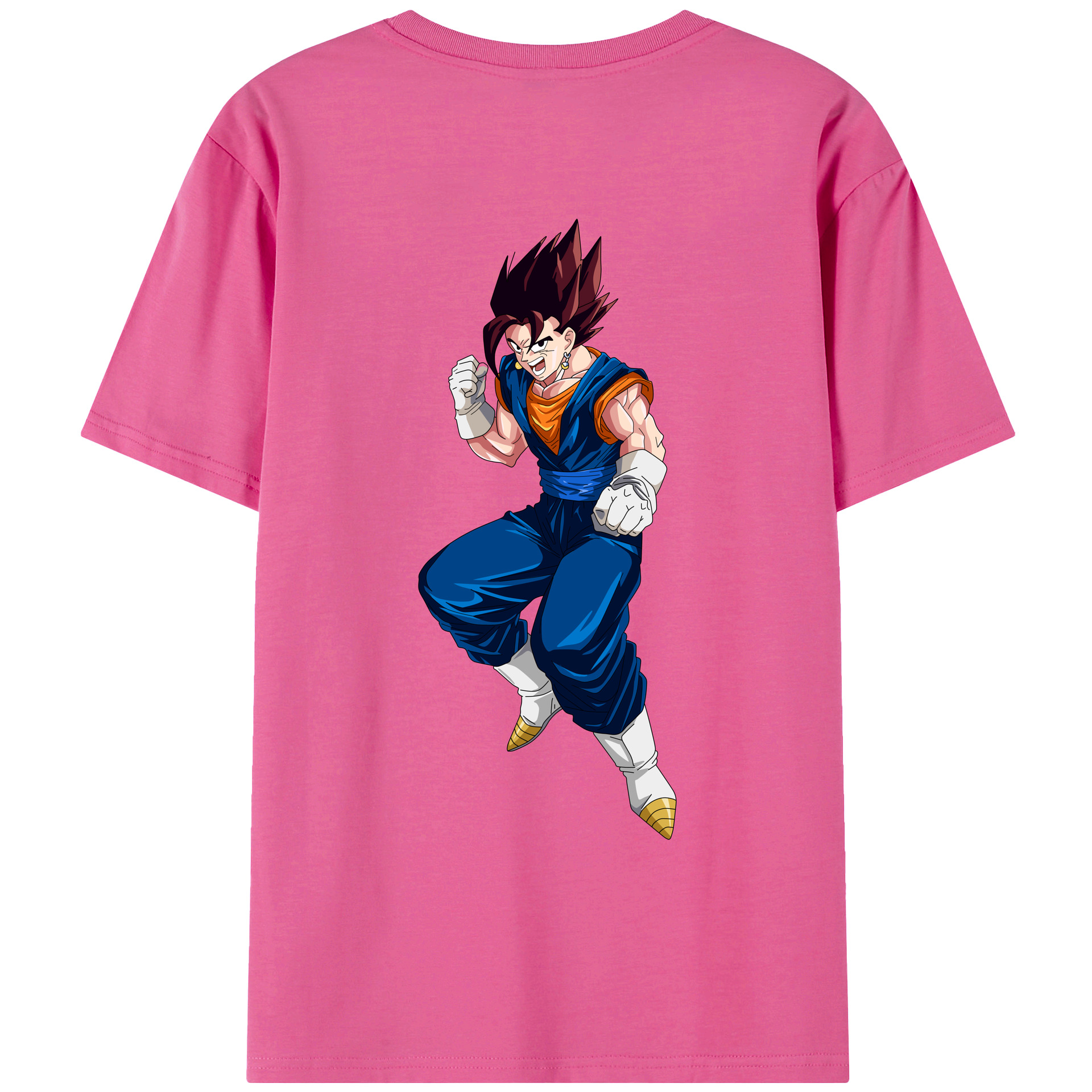 （画像用） ドラゴンボール 孫 悟飯（そんごはん）DRAGON BALL Son Gohan レディース半袖Tシャツ(バックプリント)