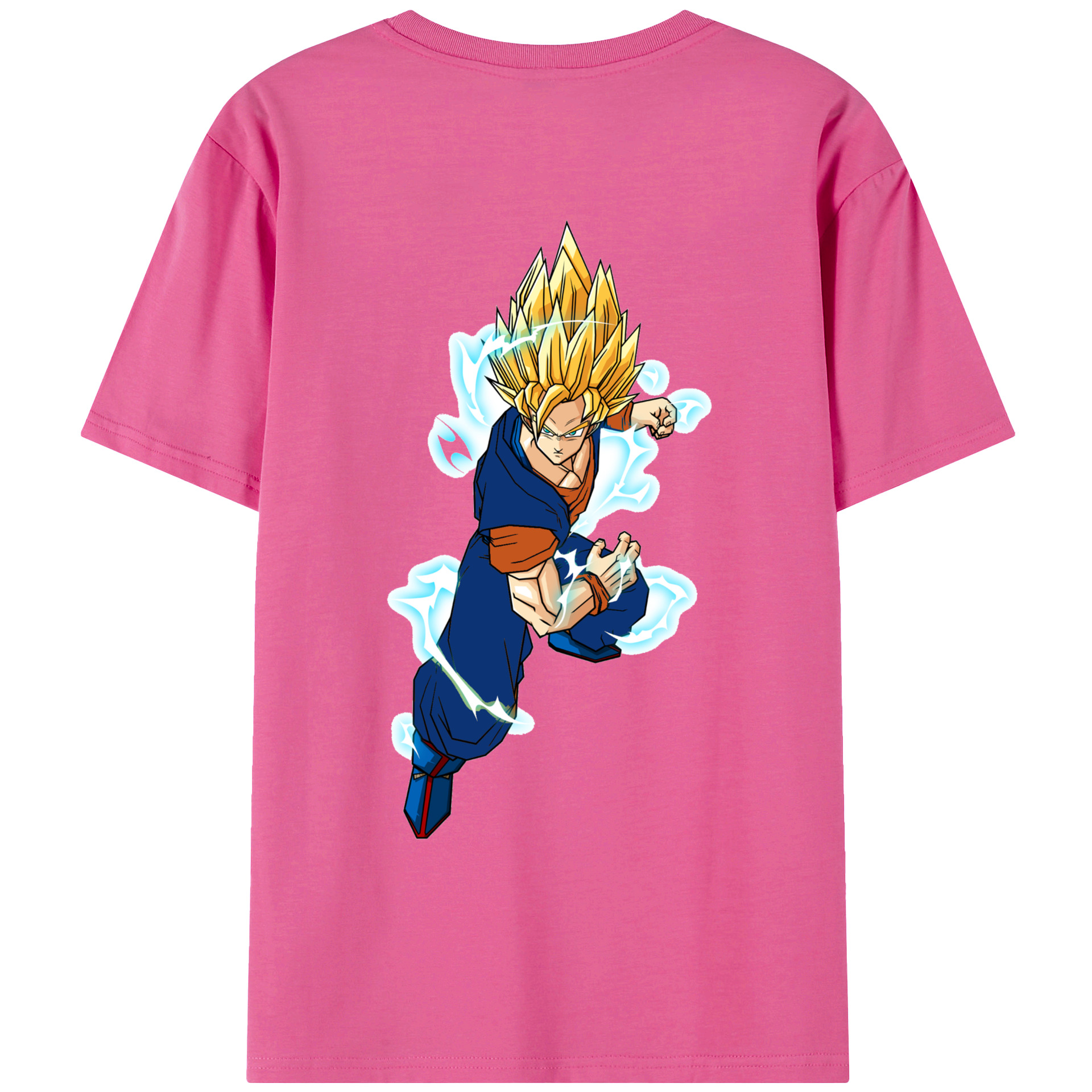 （画像用） ドラゴンボール 孫 悟飯（そんごはん）DRAGON BALL Son Gohan レディース半袖Tシャツ(バックプリント)