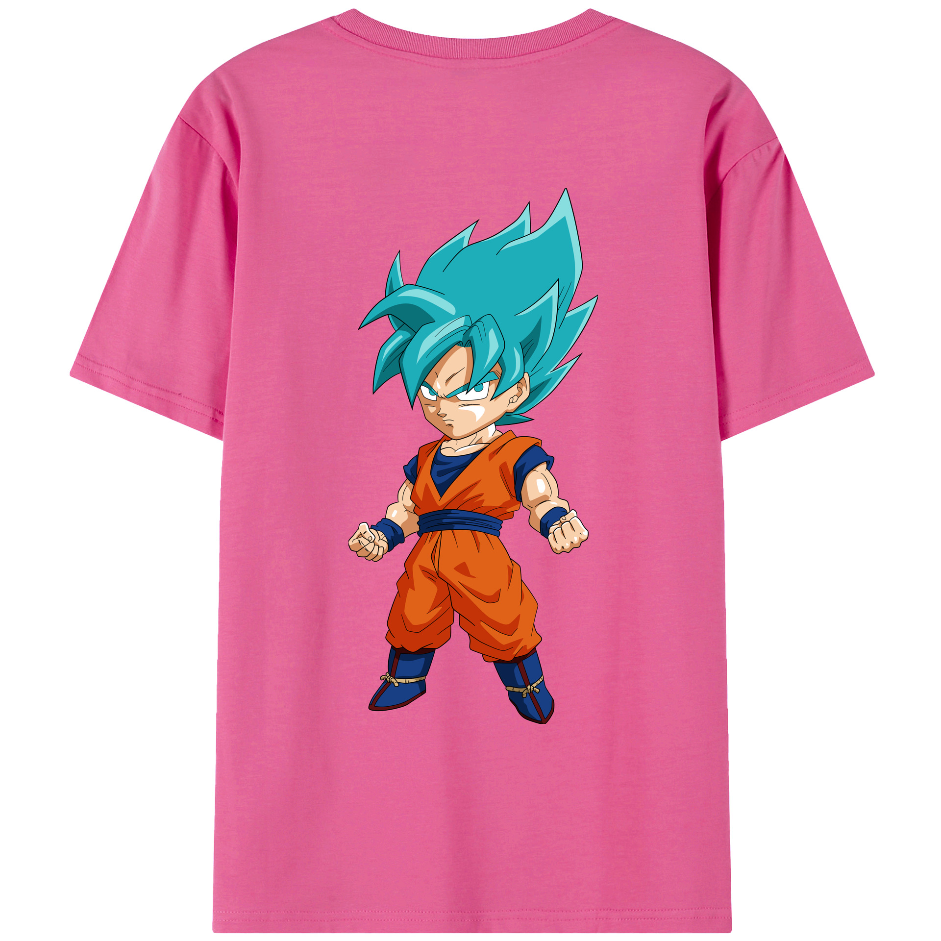 （画像用） ドラゴンボール 孫 悟飯（そんごはん）DRAGON BALL Son Gohan レディース半袖Tシャツ(バックプリント)