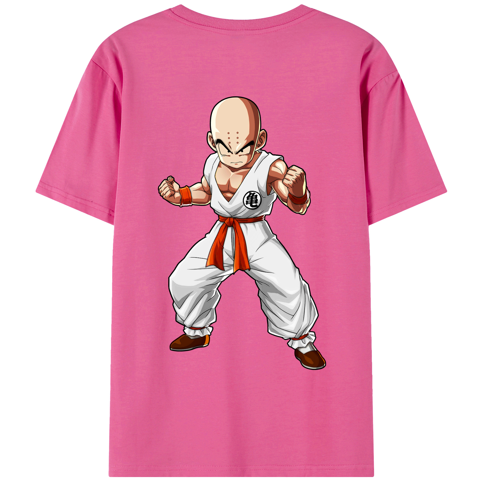 （画像用） ドラゴンボール クリリン DRAGON BALL krillin レディース半袖Tシャツ(バックプリント)