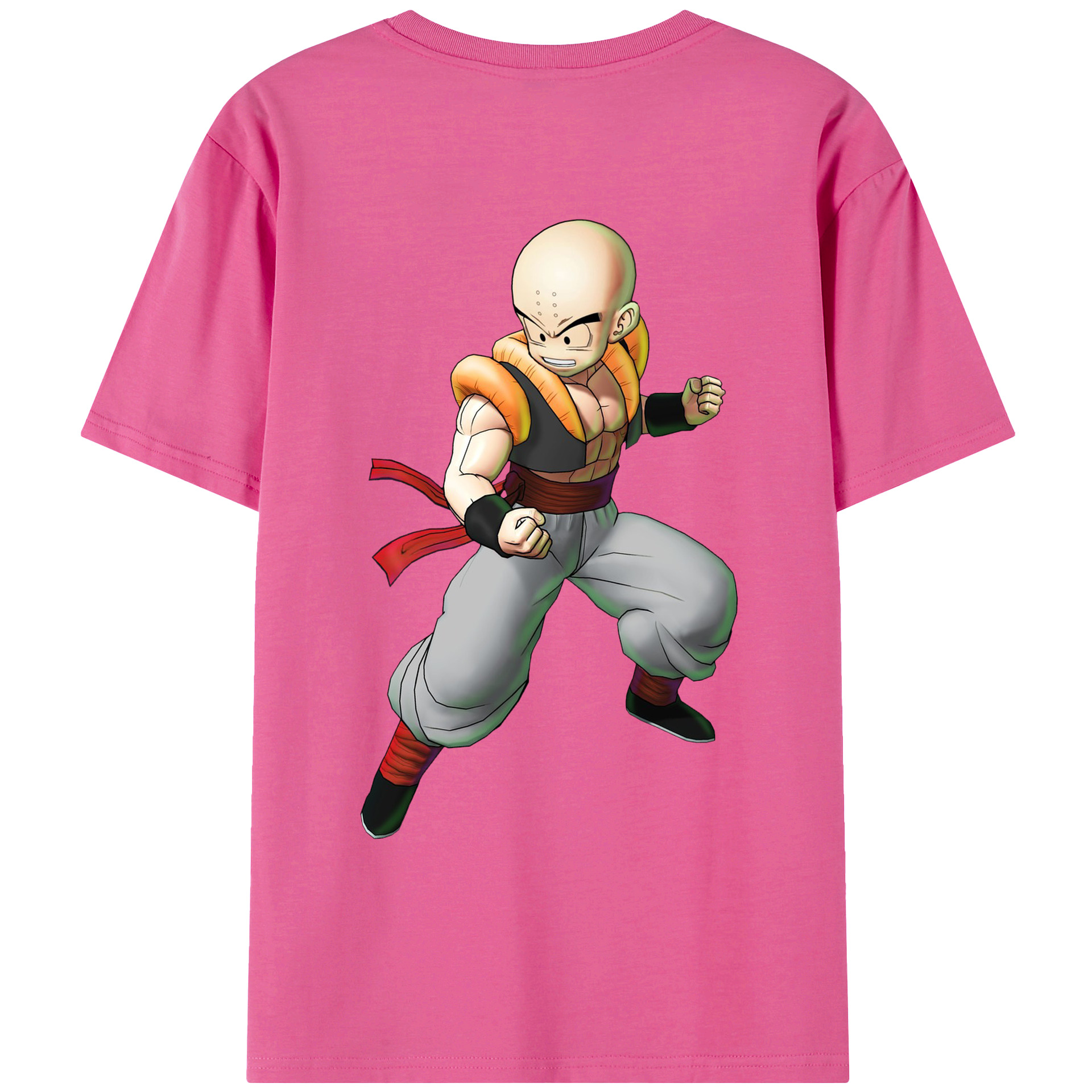 （画像用） ドラゴンボール クリリン DRAGON BALL krillin レディース半袖Tシャツ(バックプリント)