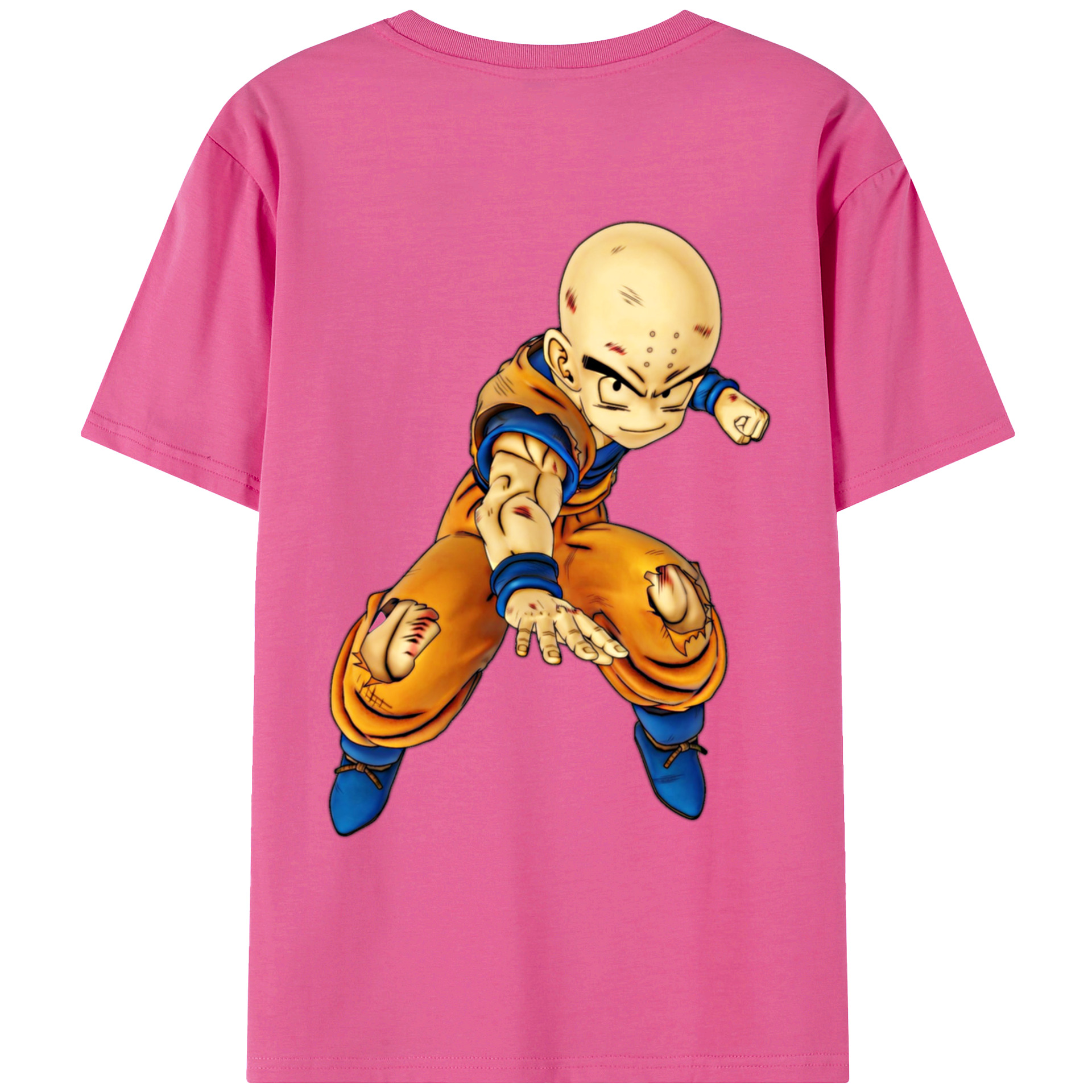 （画像用） ドラゴンボール クリリン DRAGON BALL krillin レディース半袖Tシャツ(バックプリント)