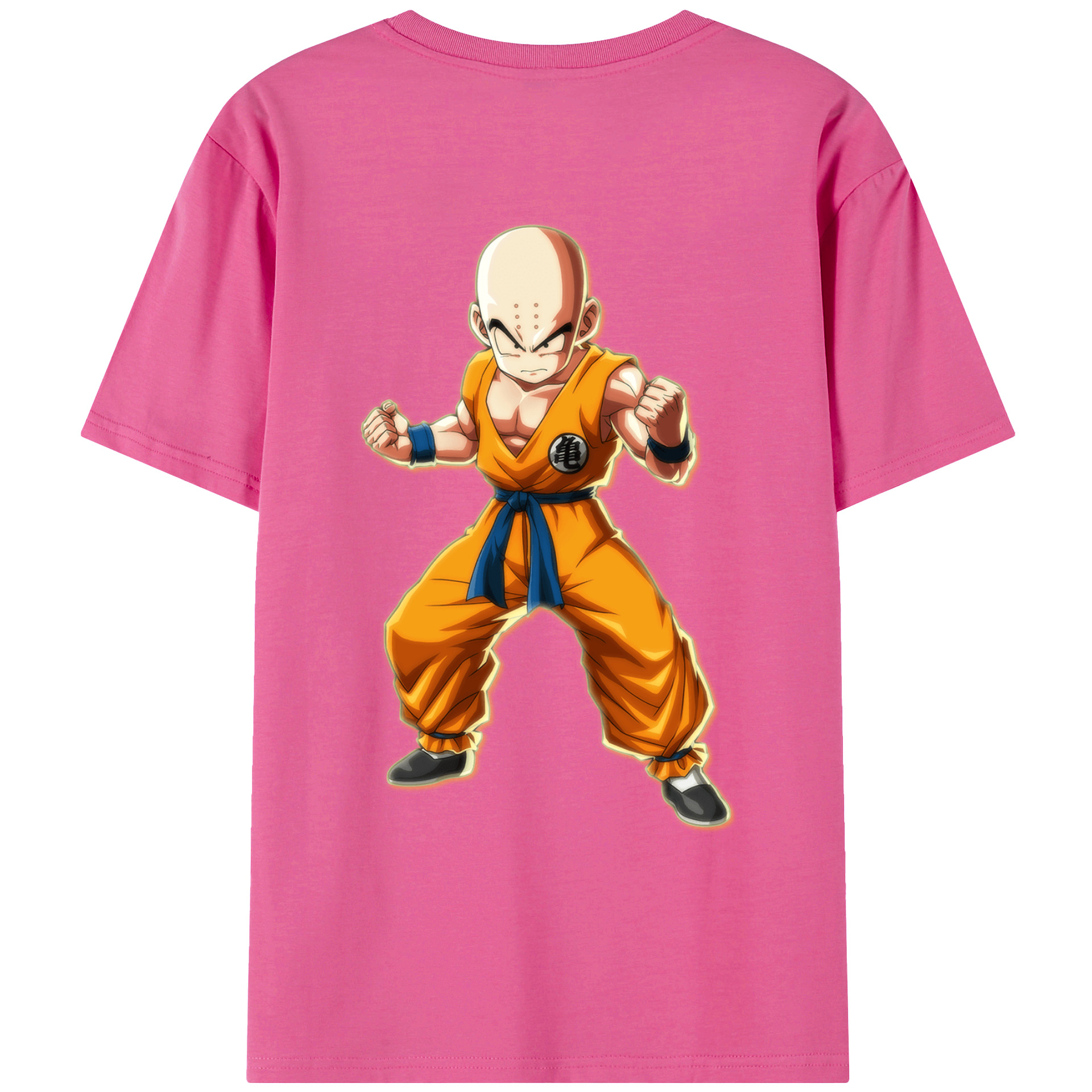 （画像用） ドラゴンボール クリリン DRAGON BALL krillin レディース半袖Tシャツ(バックプリント)