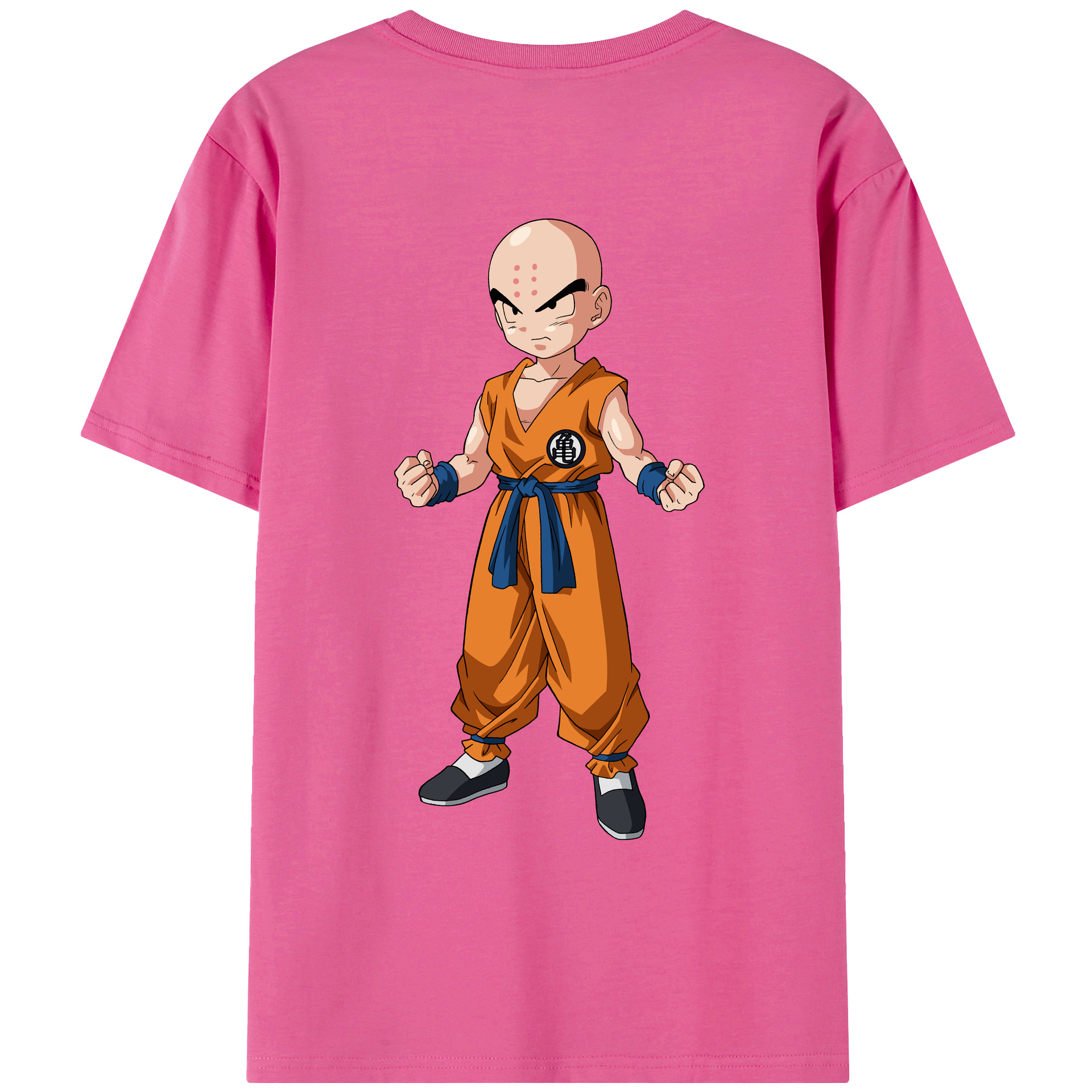 （画像用） ドラゴンボール クリリン DRAGON BALL krillin レディース半袖Tシャツ(バックプリント)