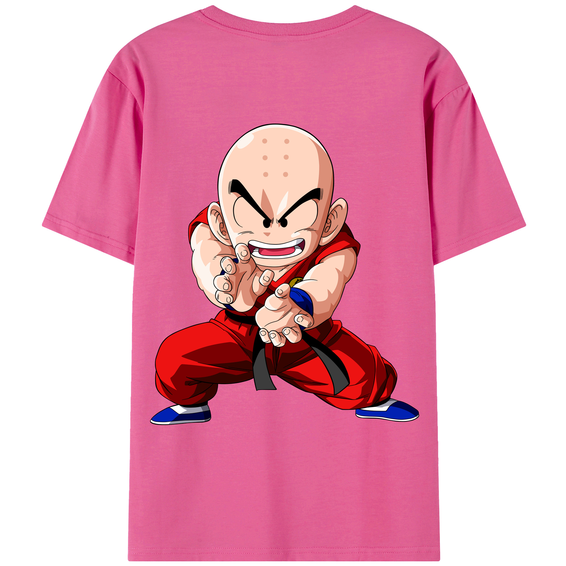 （画像用） ドラゴンボール クリリン DRAGON BALL krillin レディース半袖Tシャツ(バックプリント)