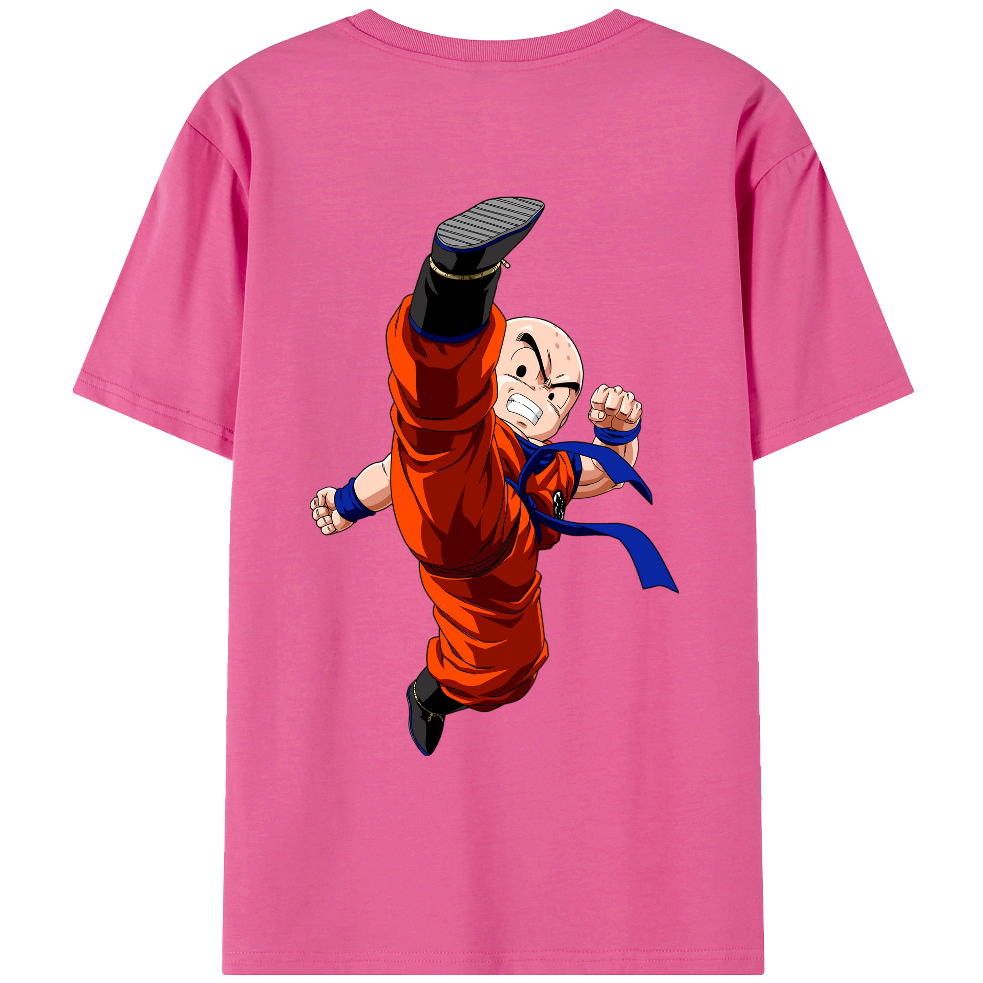 （画像用） ドラゴンボール クリリン DRAGON BALL krillin レディース半袖Tシャツ(バックプリント)