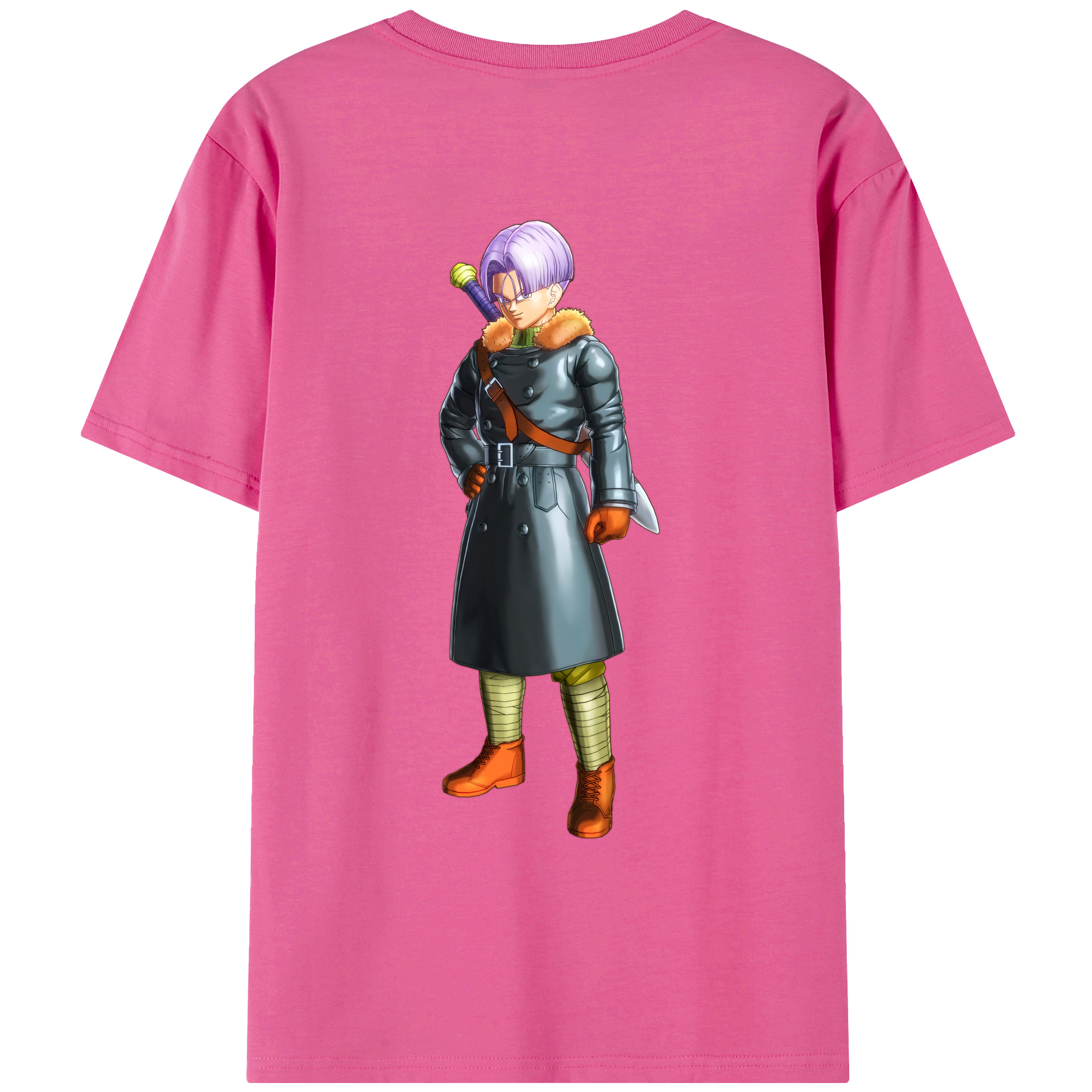 （画像用） ドラゴンボール トランクス（Torankusu）DRAGON BALL Trunks レディース半袖Tシャツ(バックプリント)