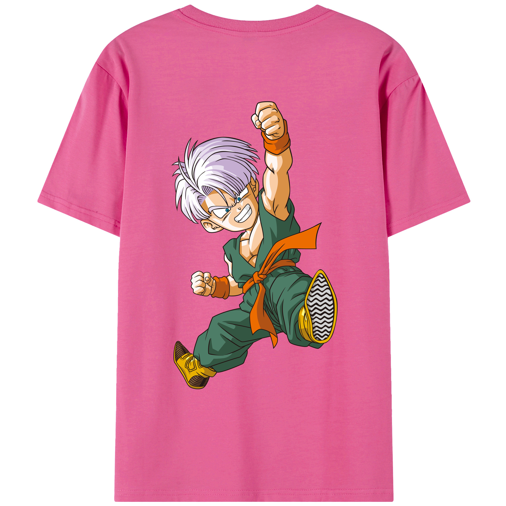 （画像用） ドラゴンボール トランクス（Torankusu）DRAGON BALL Trunks レディース半袖Tシャツ(バックプリント)