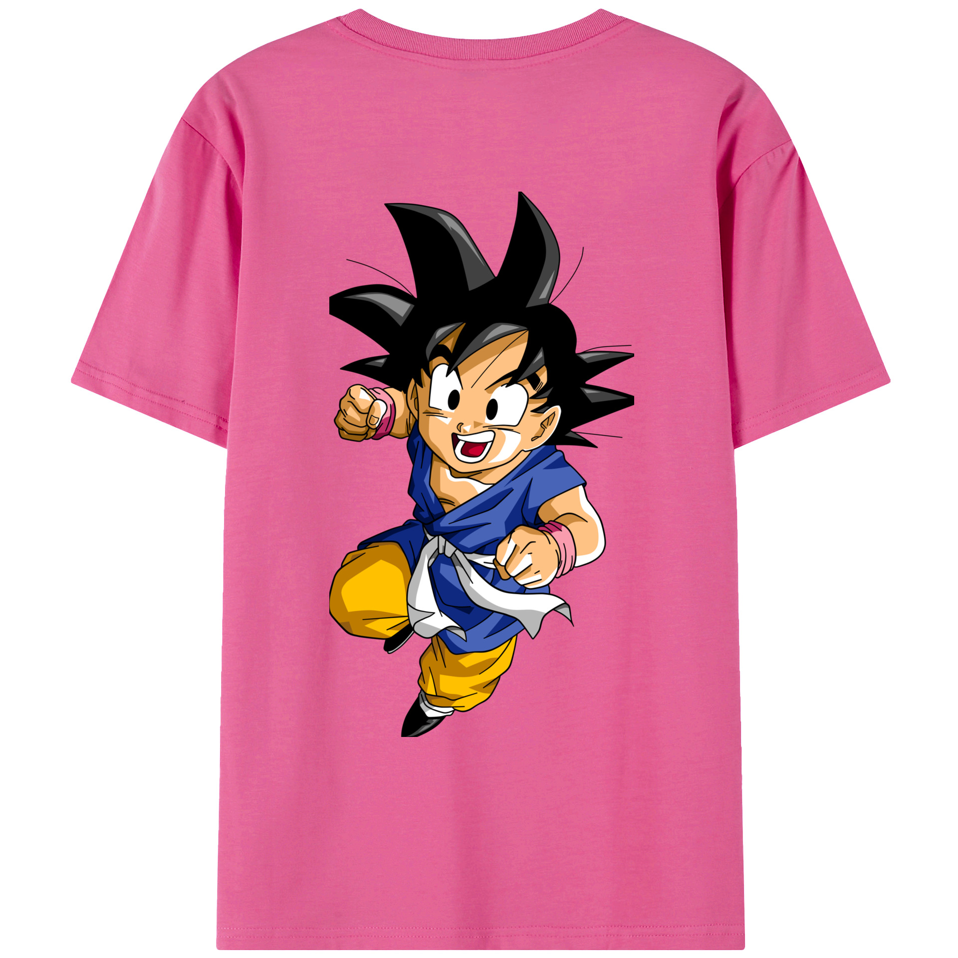 （画像用） ドラゴンボール 孫悟天 そん ごてん DRAGON BALL Son Goten レディース半袖Tシャツ(バックプリント)