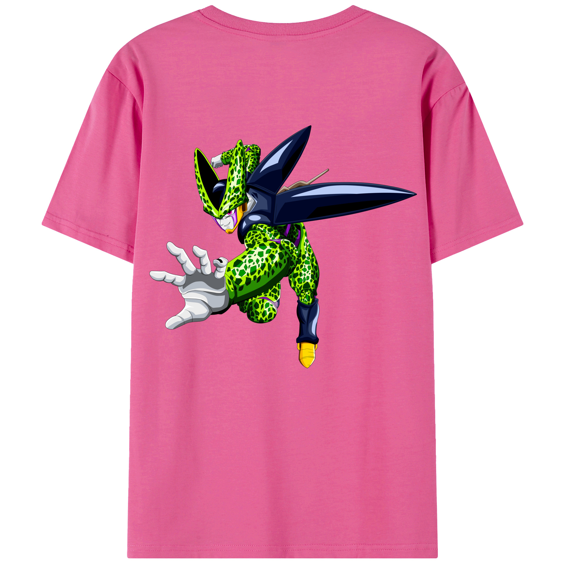 （画像用） ドラゴンボール セル DRAGON BALL Cell レディース半袖Tシャツ(バックプリント)