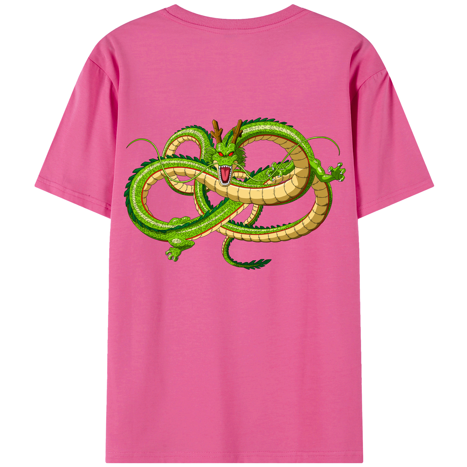 （画像用） ドラゴンボール 神龍 シェンロン DRAGON BALL Shenron レディース半袖Tシャツ(バックプリント)