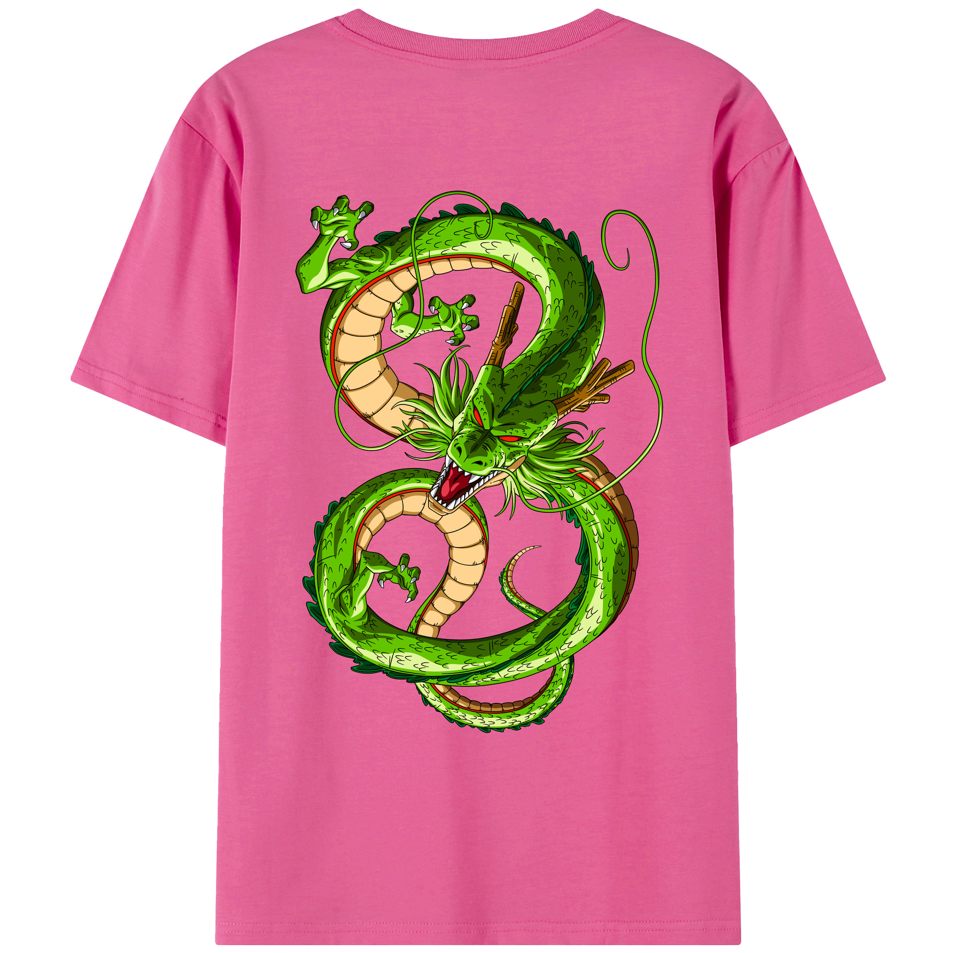 （画像用） ドラゴンボール 神龍 シェンロン DRAGON BALL Shenron レディース半袖Tシャツ(バックプリント)