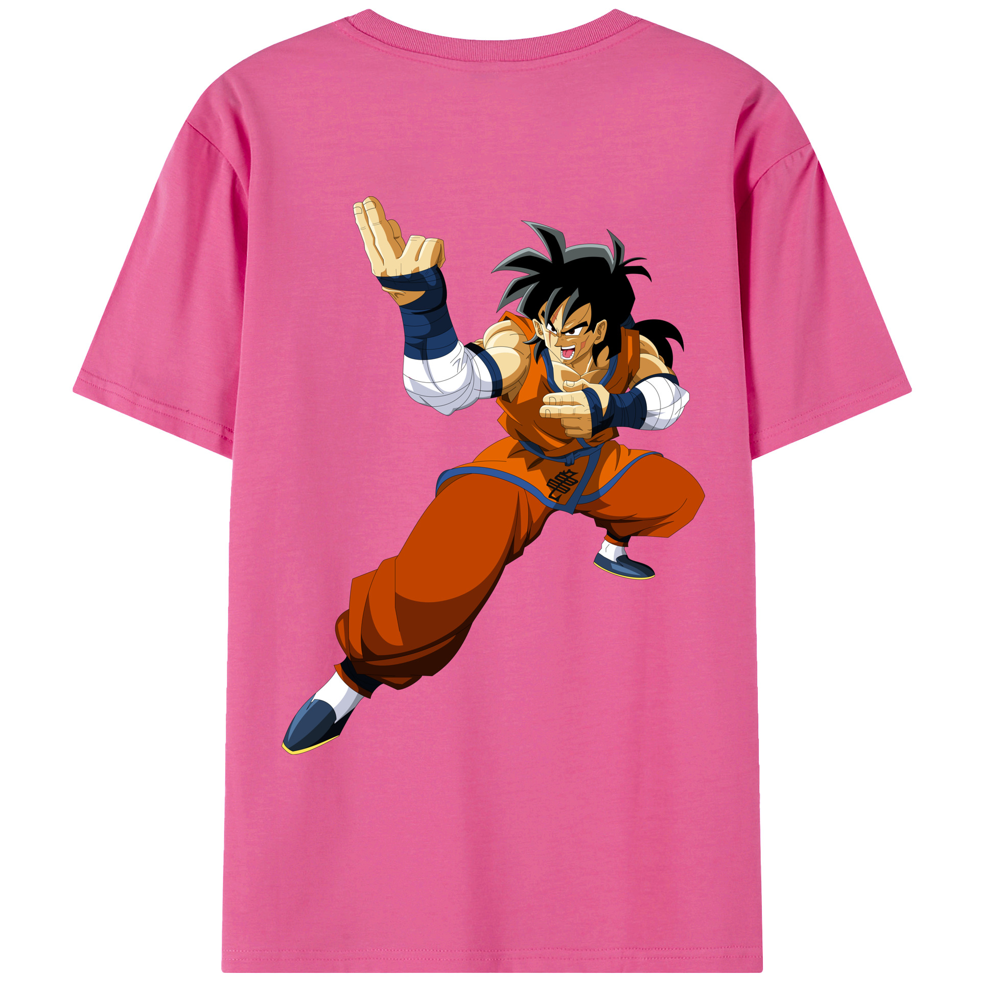 （画像用） ドラゴンボール ヤムチャ DRAGON BALL Yamcha レディース半袖Tシャツ(バックプリント)