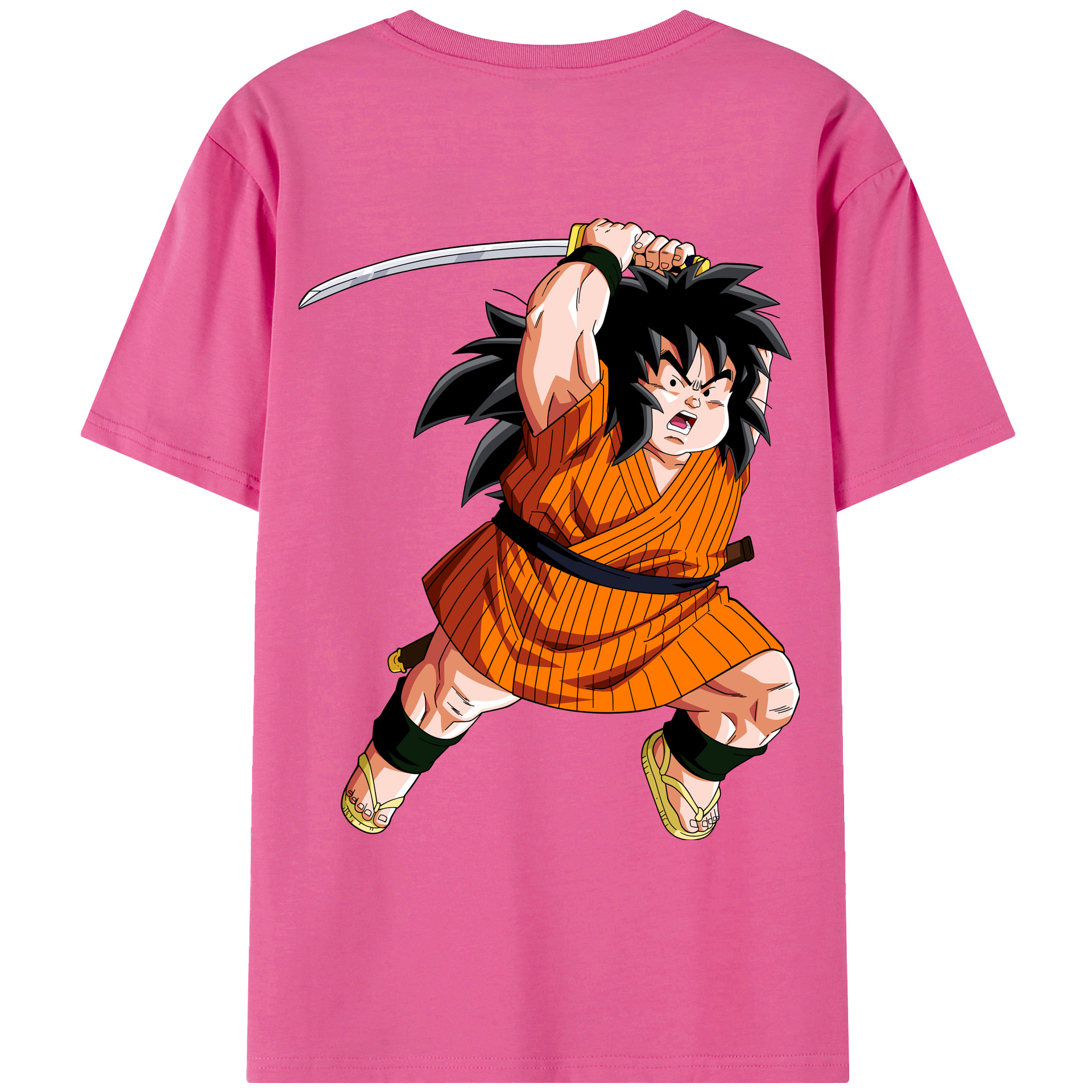 （画像用） ドラゴンボール やじろべえ DRAGON BALL Yajirobe レディース半袖Tシャツ(バックプリント)