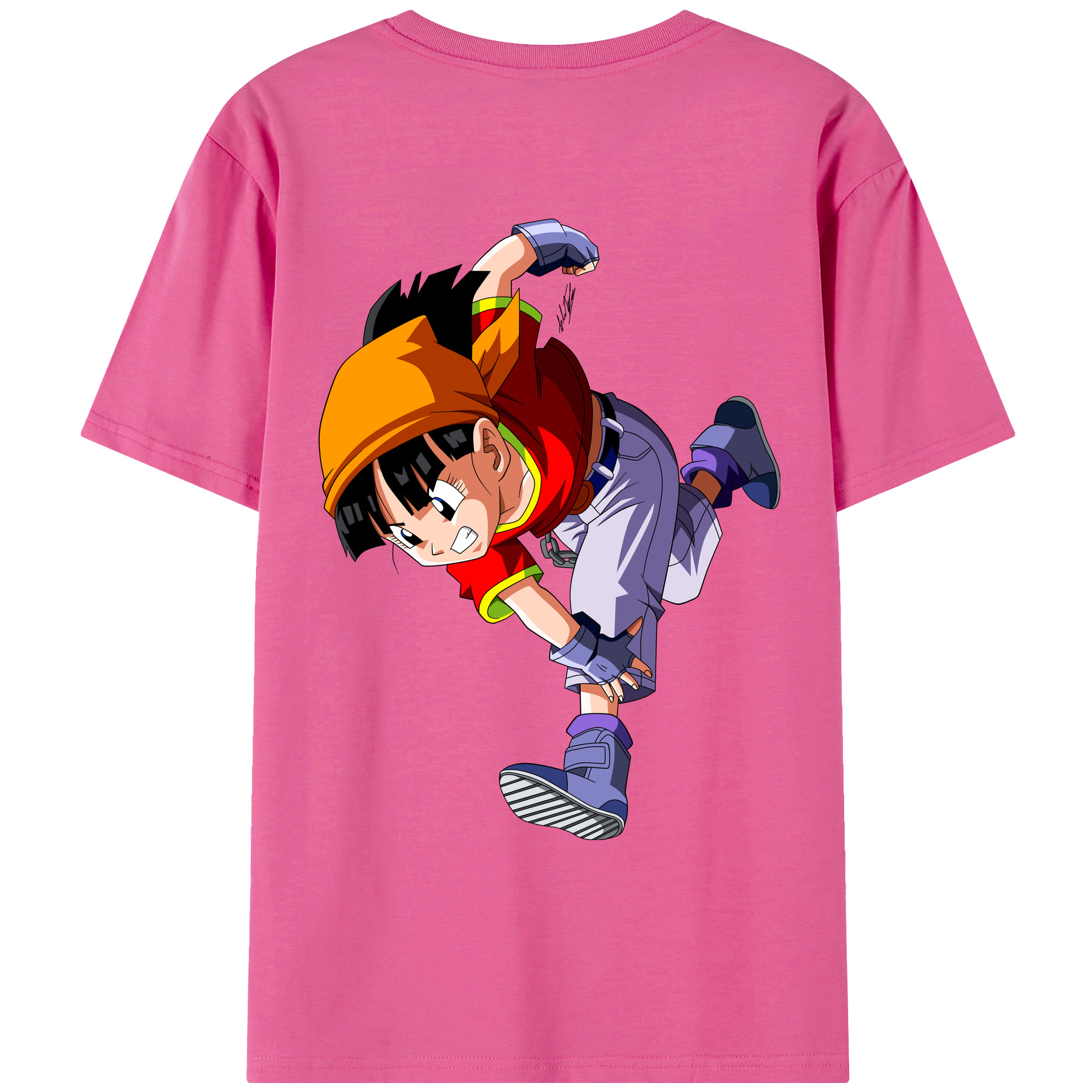 （画像用） ドラゴンボール パン DRAGON BALL Pan レディース半袖Tシャツ(バックプリント)