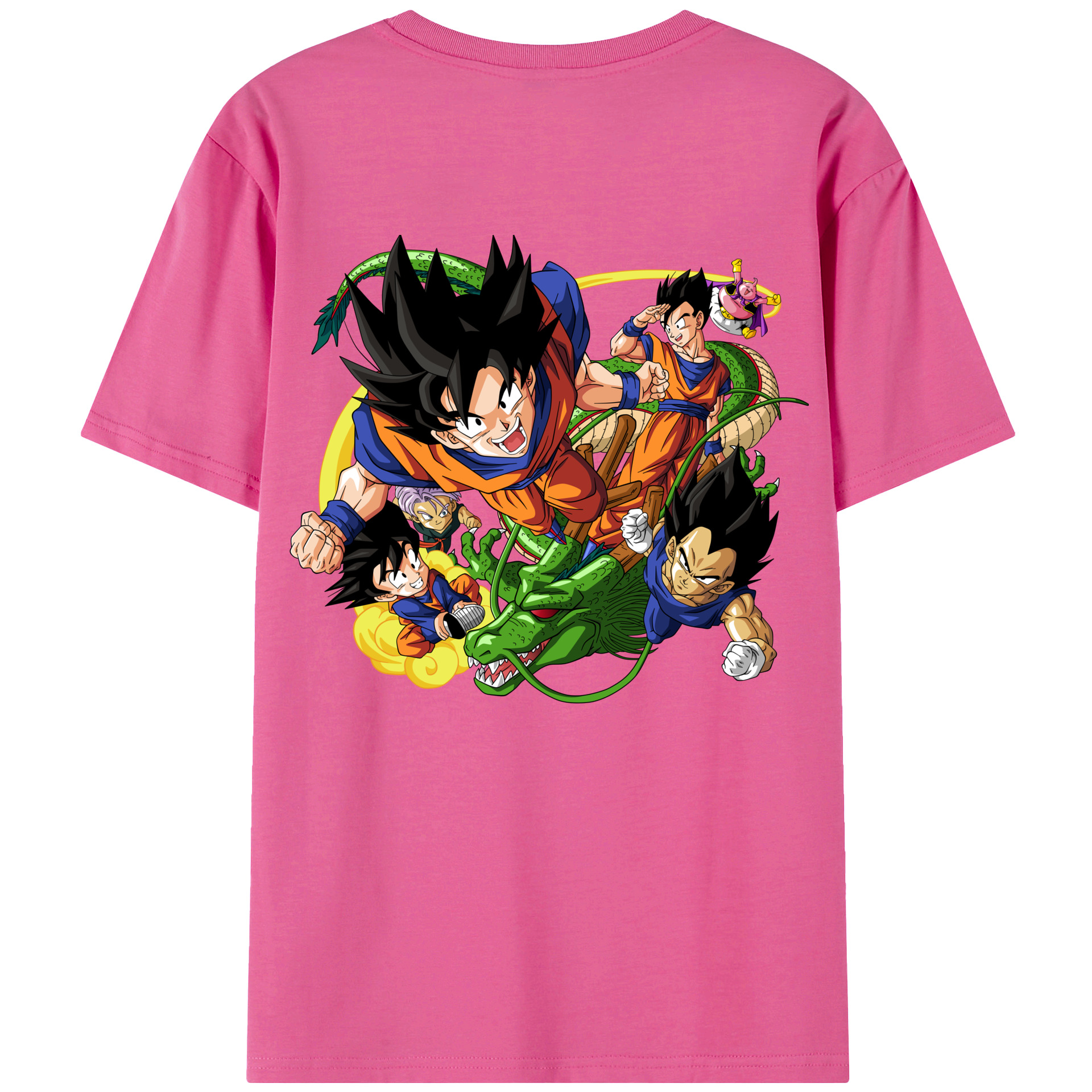（画像用） ドラゴンボール DRAGON BALL レディース半袖Tシャツ(バックプリント)