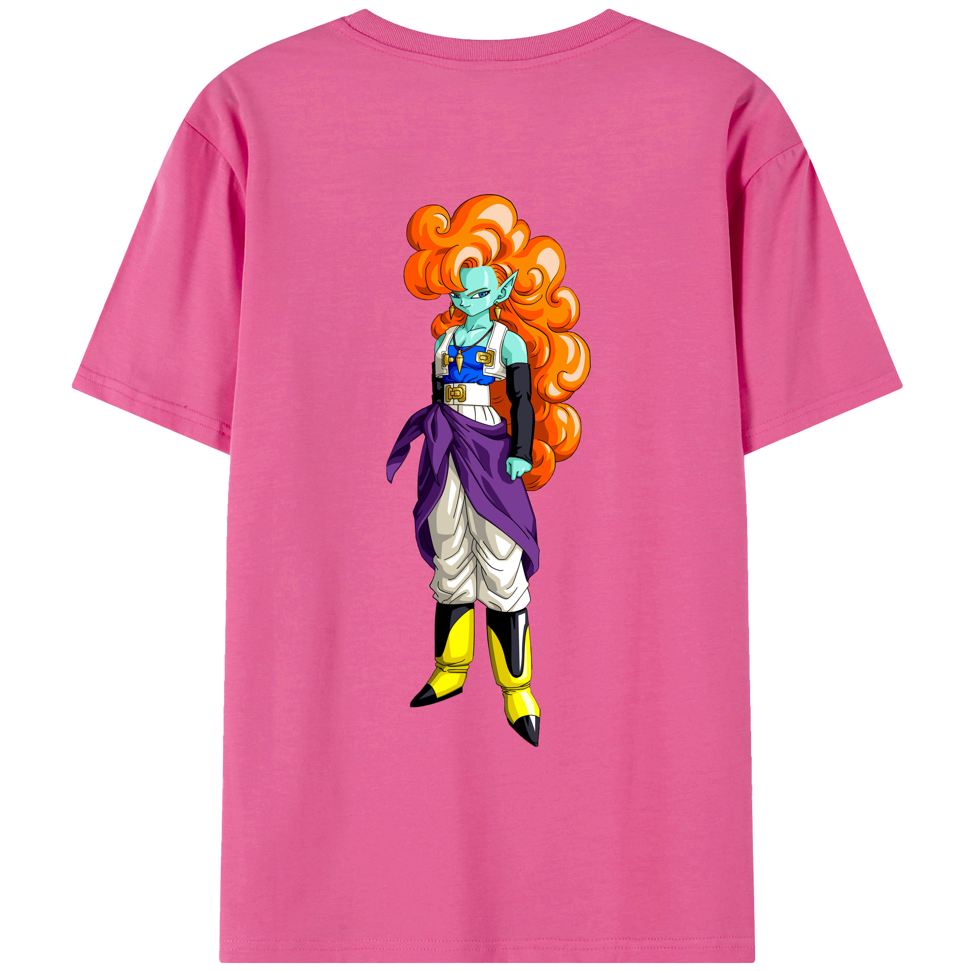 （画像用） ドラゴンボール DRAGON BALL レディース半袖Tシャツ(バックプリント)