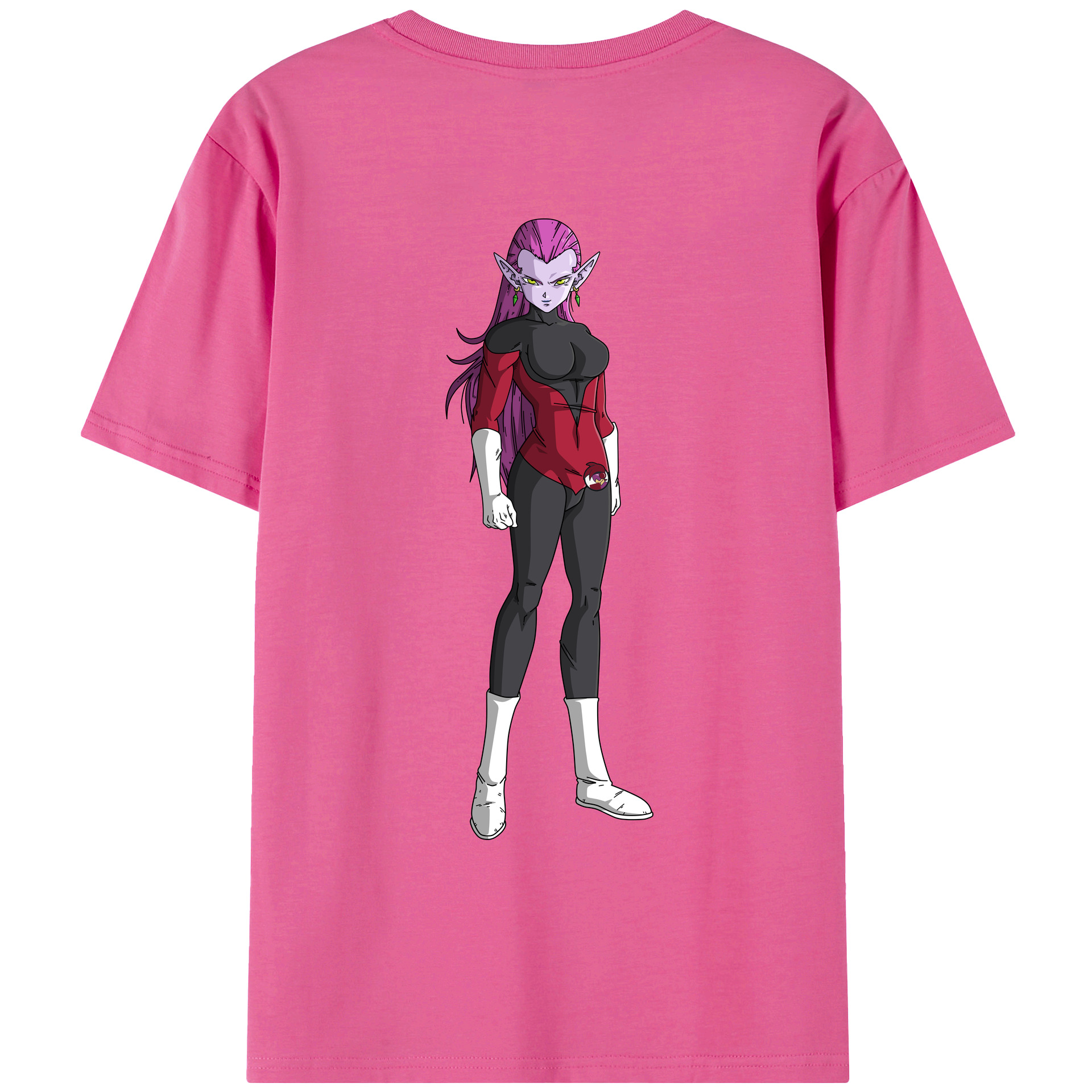 （画像用） ドラゴンボール DRAGON BALL レディース半袖Tシャツ(バックプリント)