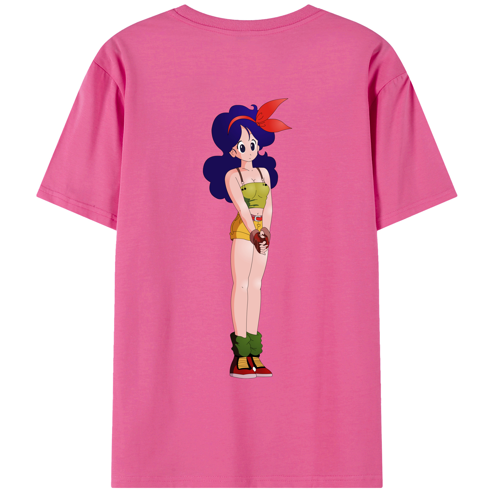 （画像用） ドラゴンボール DRAGON BALL レディース半袖Tシャツ(バックプリント)