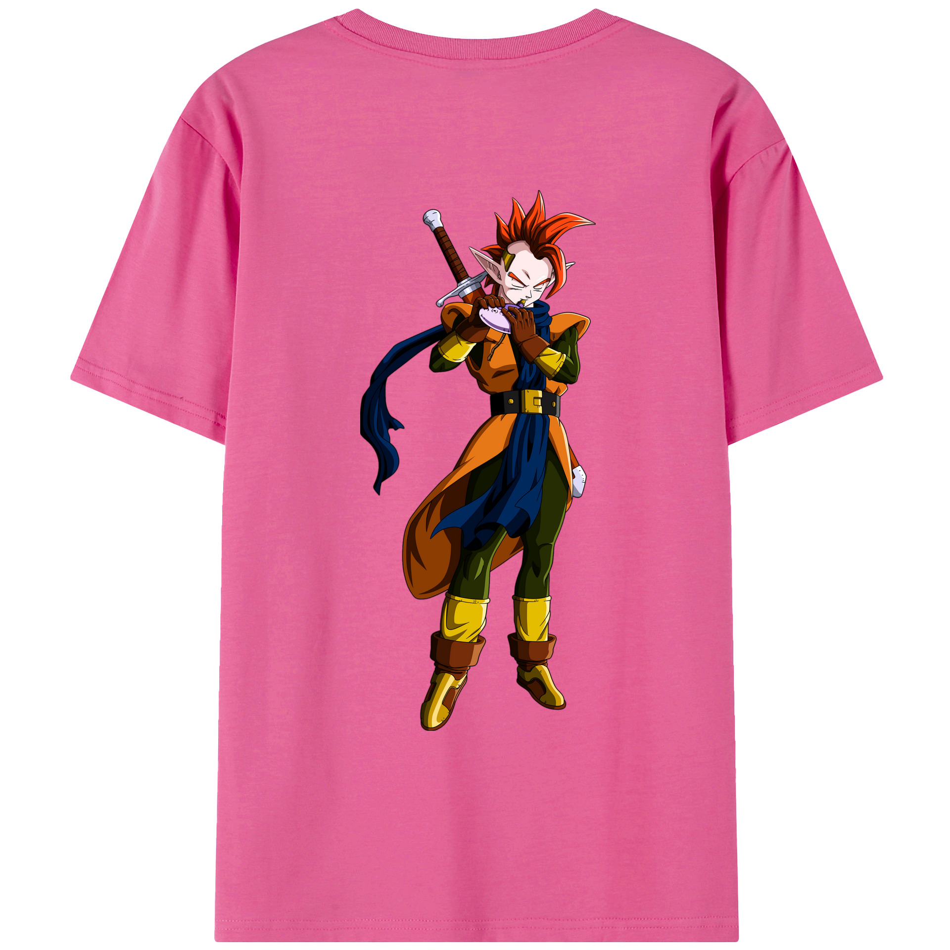 （画像用） ドラゴンボール DRAGON BALL レディース半袖Tシャツ(バックプリント)