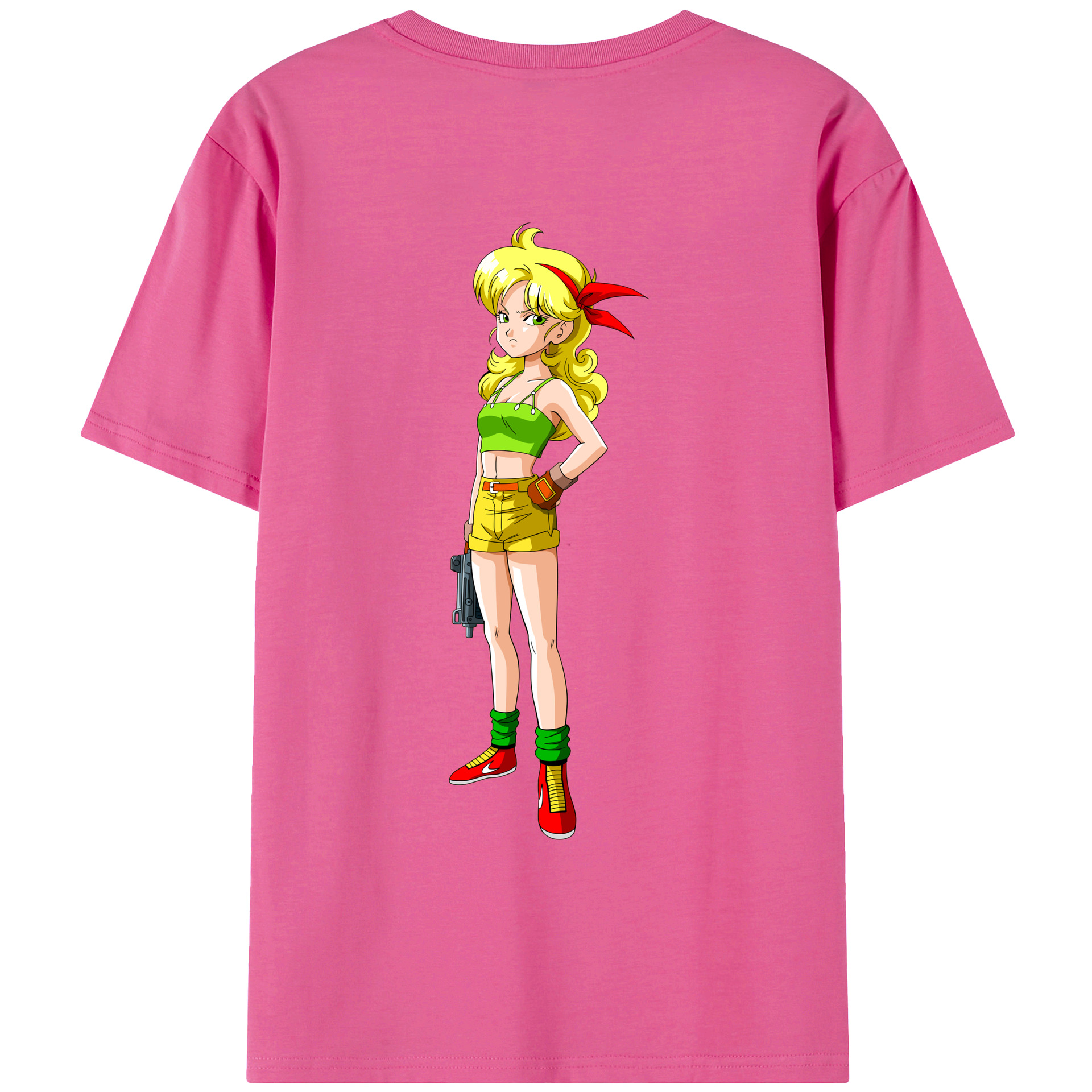 （画像用） ドラゴンボール DRAGON BALL レディース半袖Tシャツ(バックプリント)