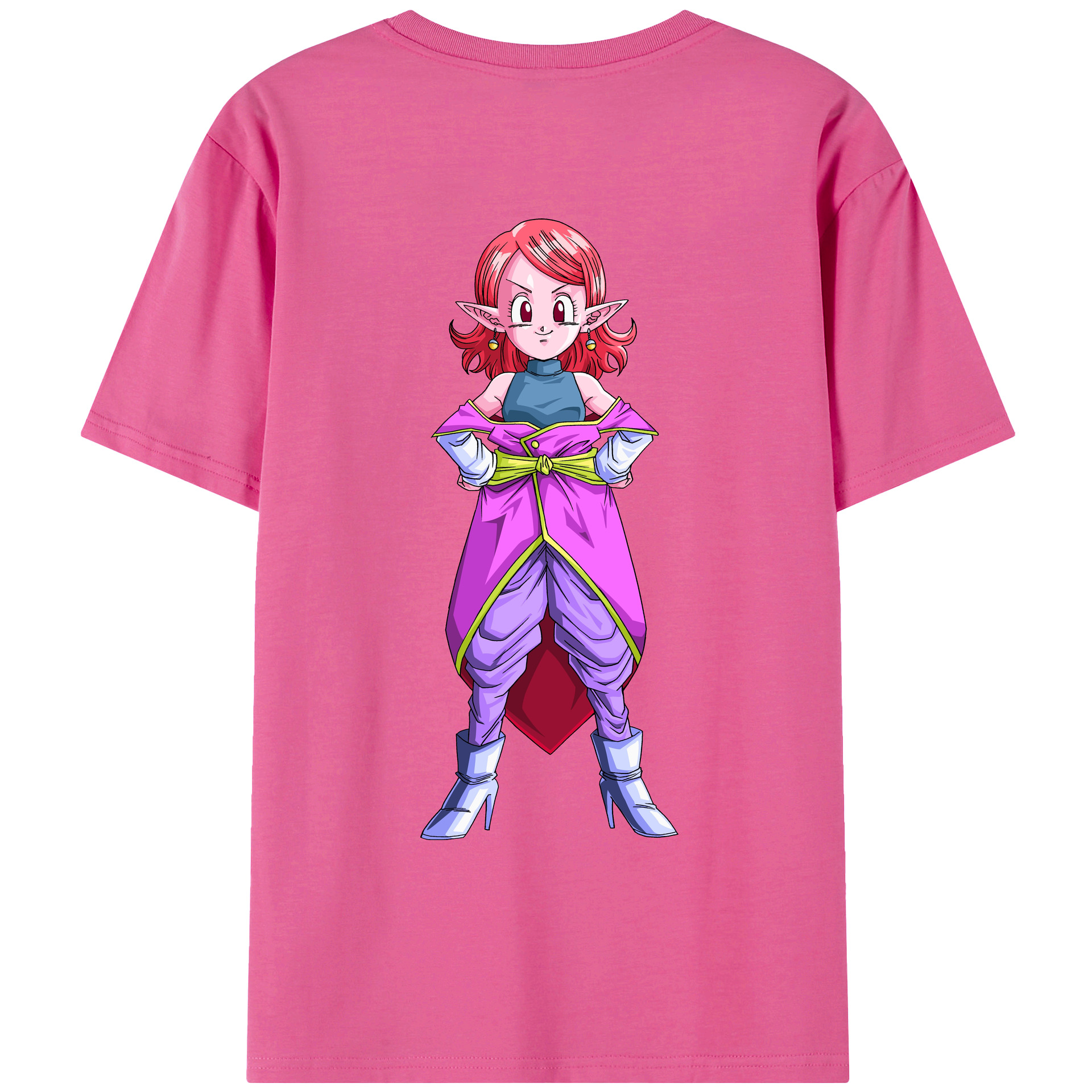 （画像用） ドラゴンボール DRAGON BALL レディース半袖Tシャツ(バックプリント)