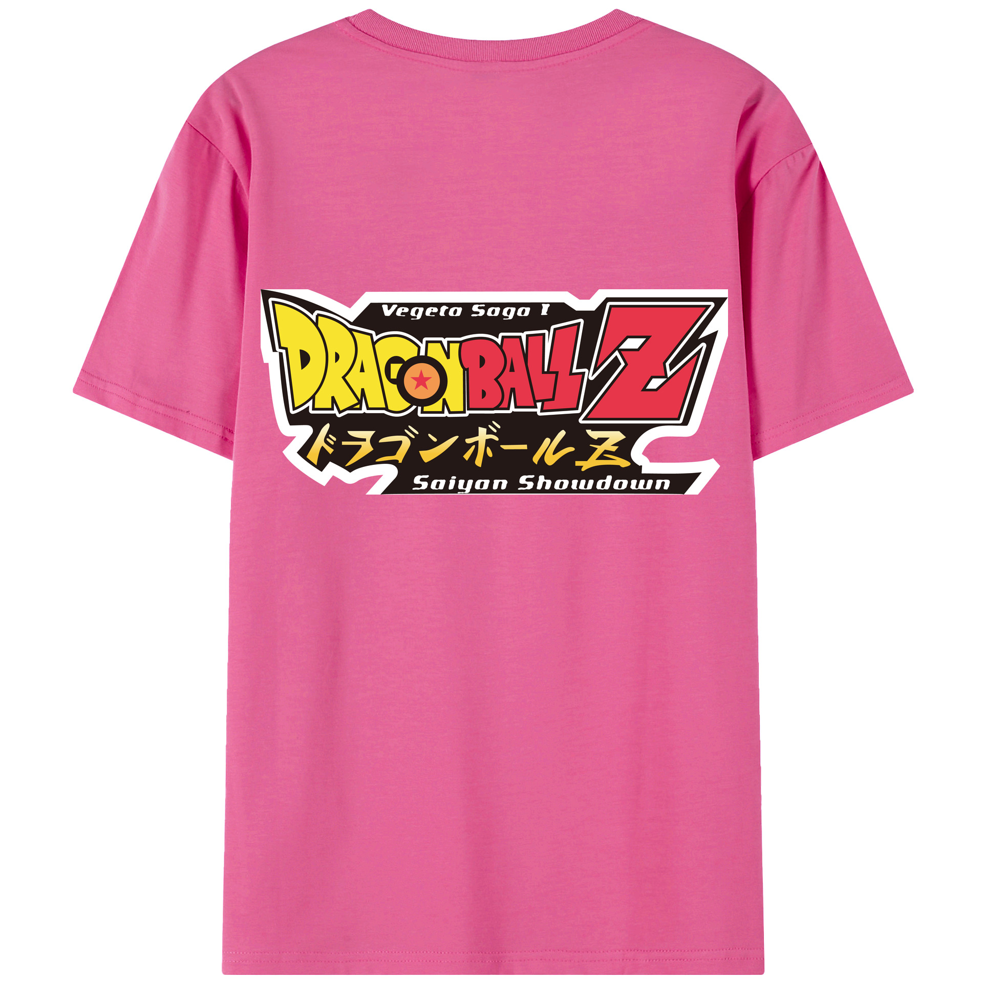 （画像用） ドラゴンボール DRAGON BALL レディース半袖Tシャツ(バックプリント)