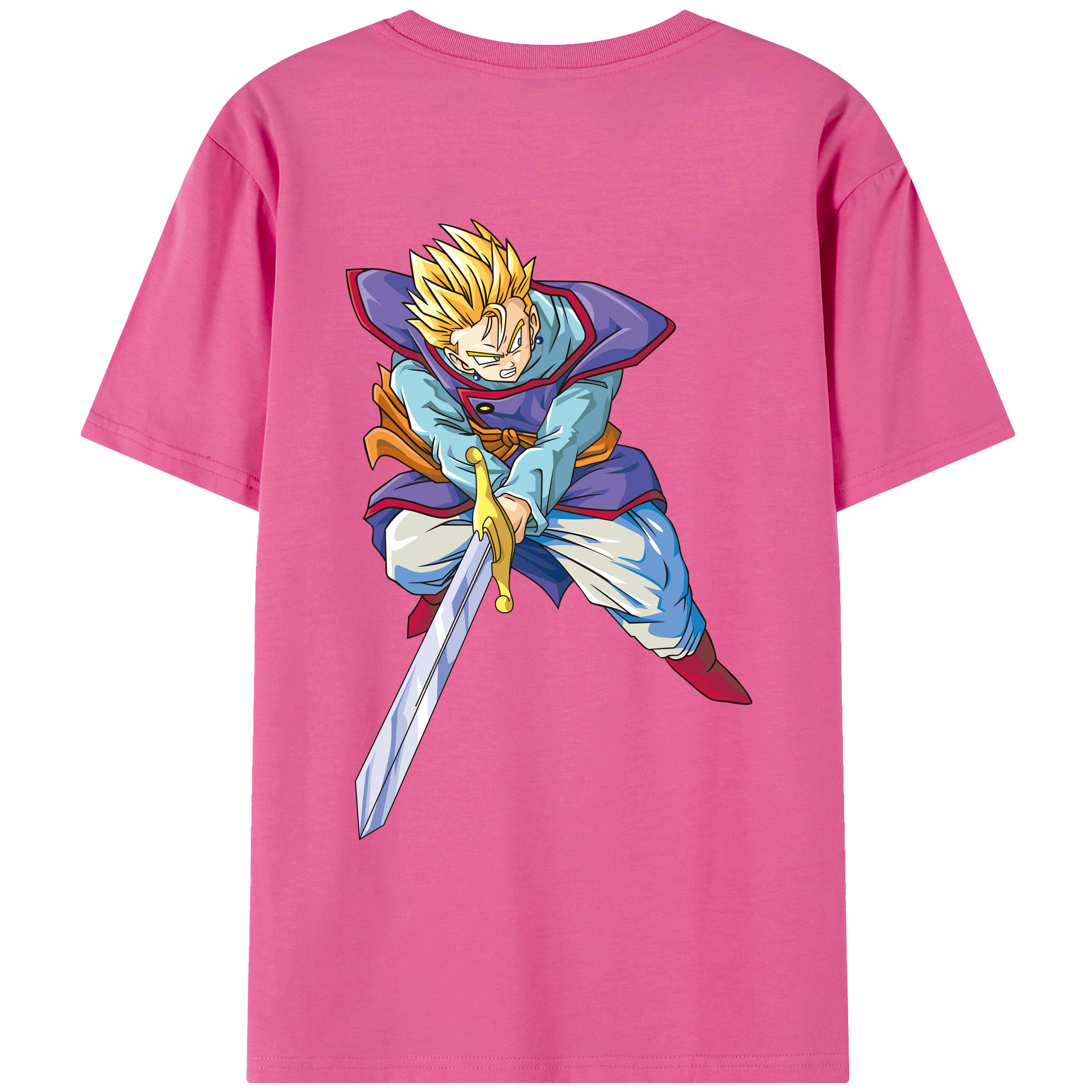 （画像用） ドラゴンボール DRAGON BALL レディース半袖Tシャツ(バックプリント)