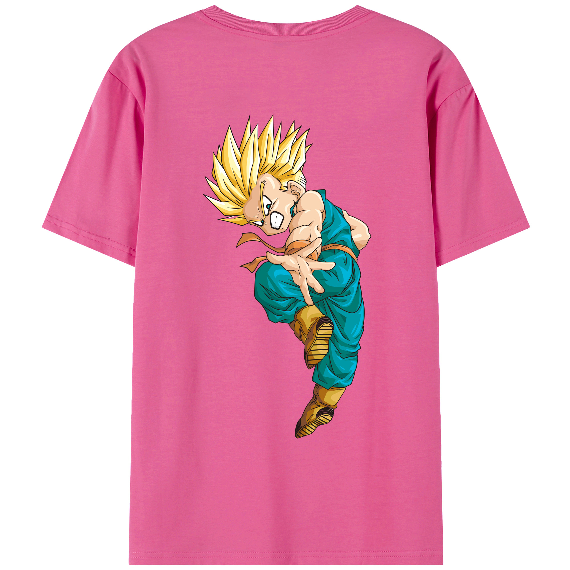 （画像用） ドラゴンボール DRAGON BALL レディース半袖Tシャツ(バックプリント)
